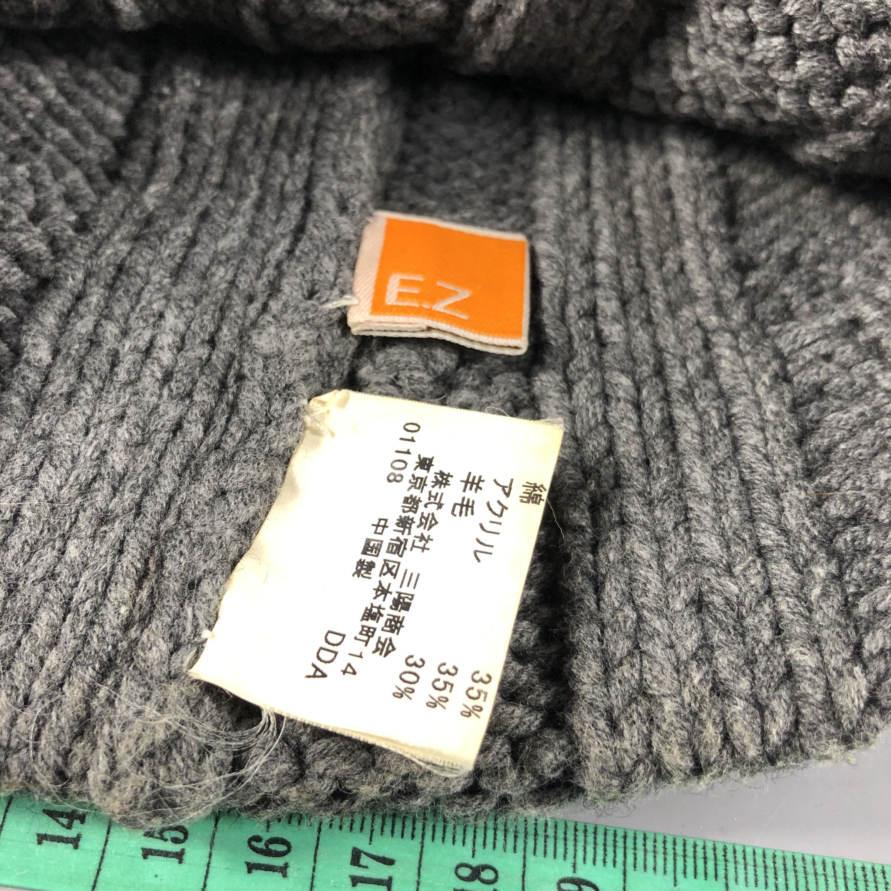 Ermenegildo Zegna Z Zegna Cable Knit Cotton/Wool Beanie Snowcap Snow Hat B1036 Size ONE SIZE - 4 Thumbnail