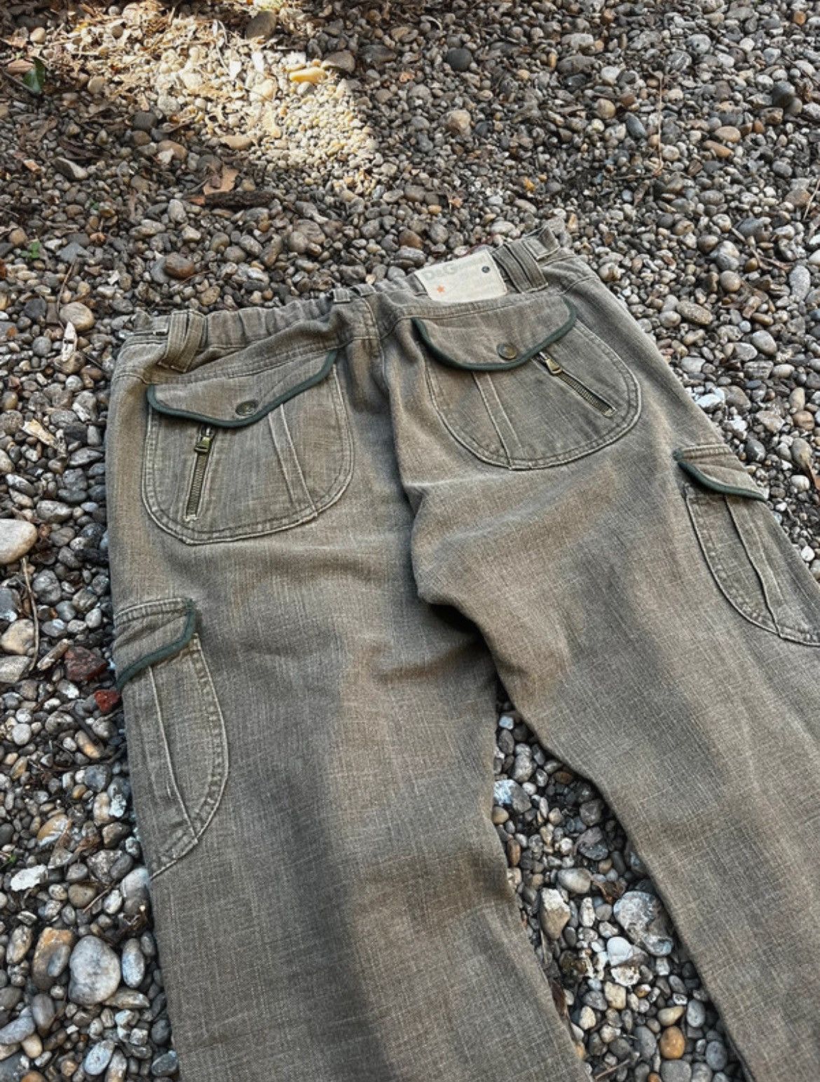 Dolce & Gabbana × Vintage AW2004 Dolce & Gabbana Grey Army Cargo Pants Size US 32 / EU 48 - 7 Thumbnail