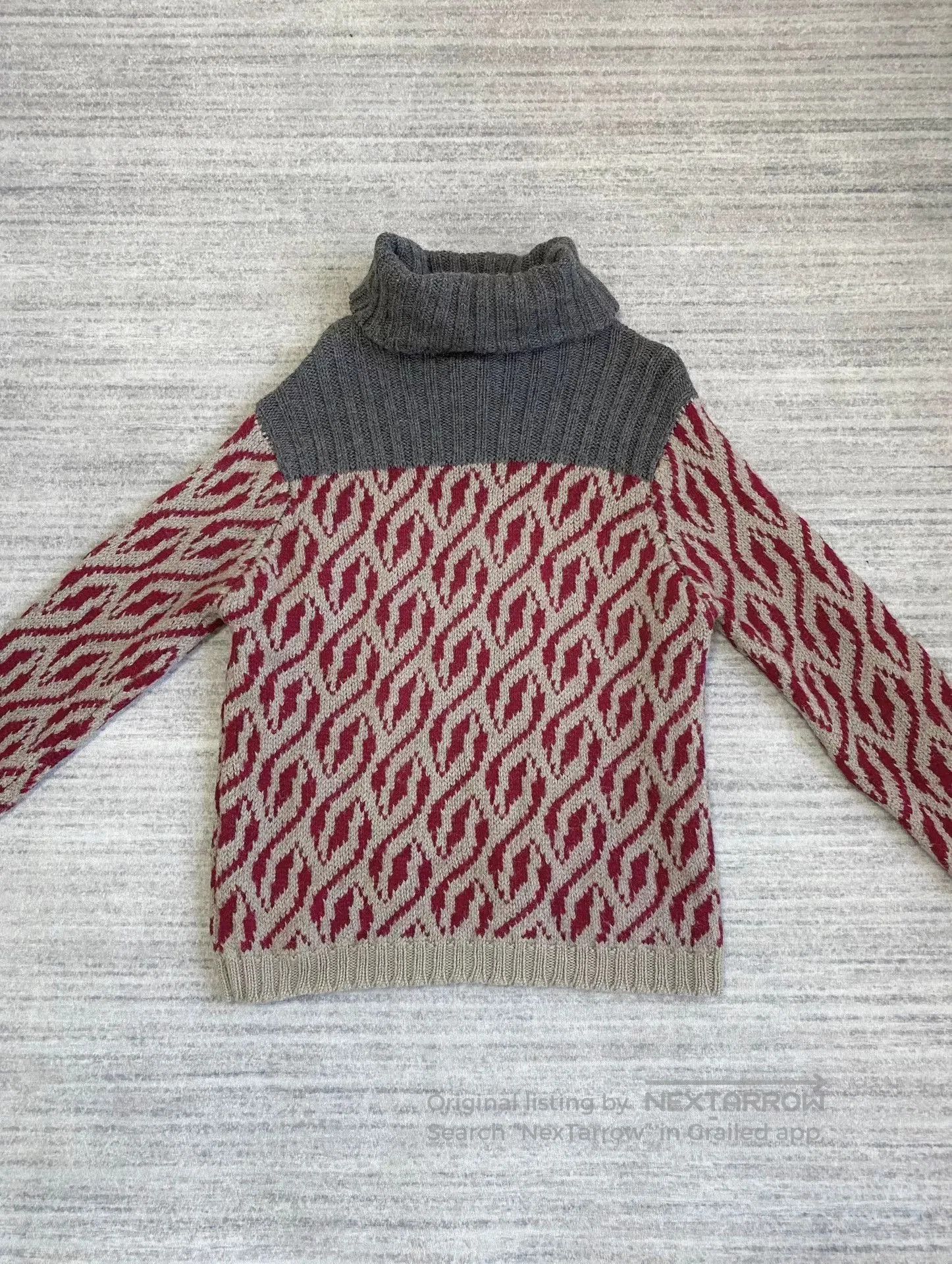 Dries Van Noten Dries Van Noten Floral Turtleneck Sweater. Size M / US 6-8 / IT 42-44 - 2 Thumbnail