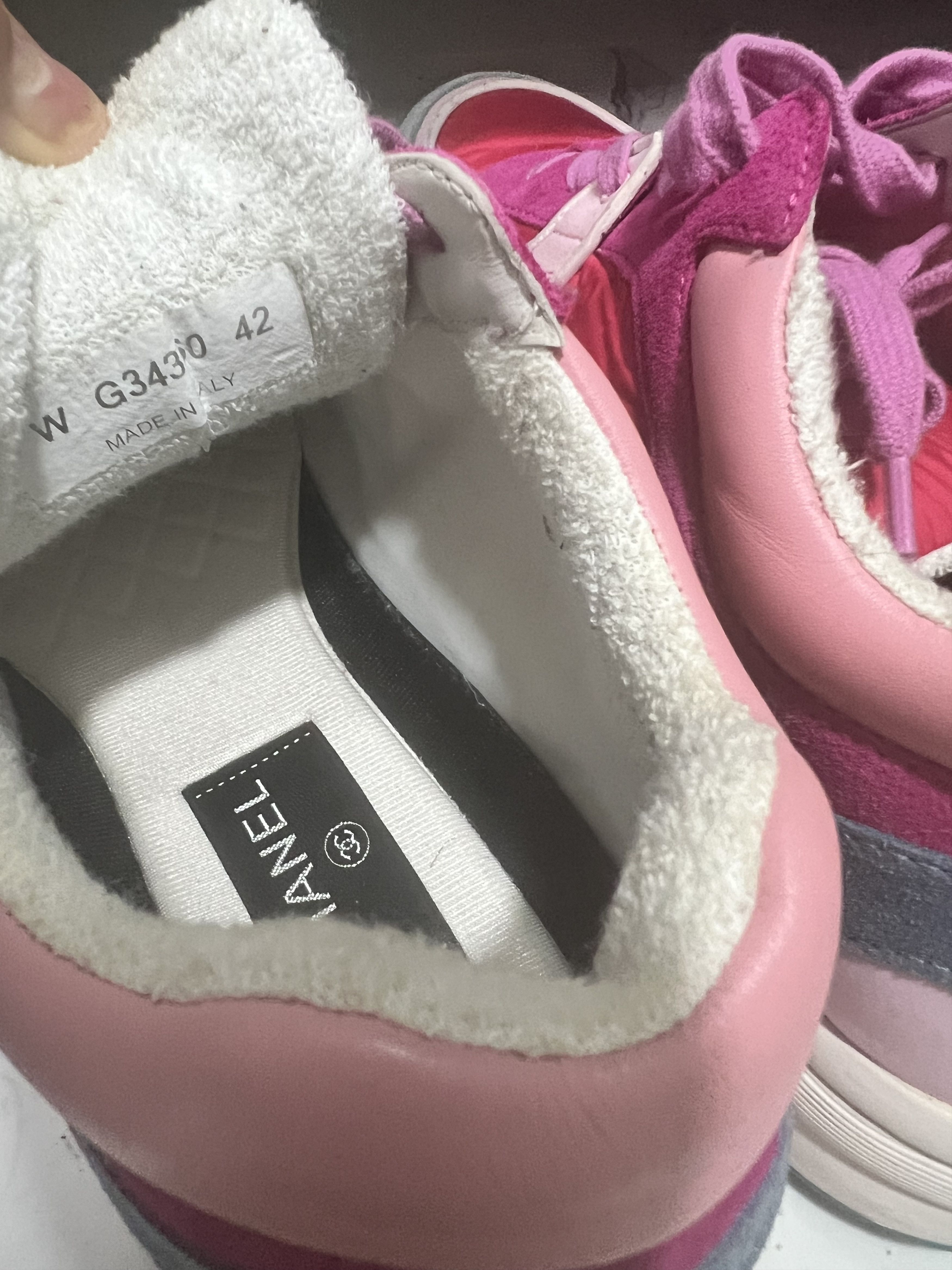 Chanel Chanel CC Trainers Pink Size US 11 / IT 41 - 2 Thumbnail