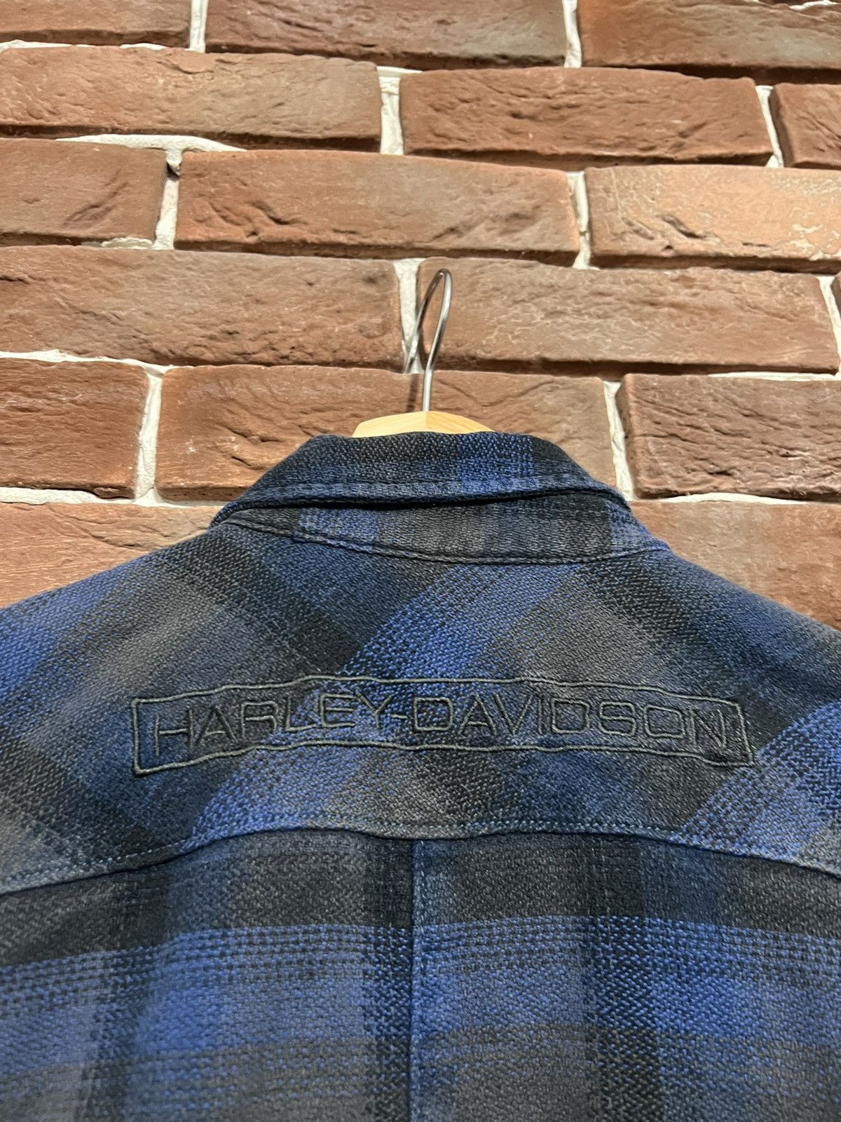 Harley Davidson Vintage Harley Davidson flannel button up shirt motorcycle Size US M / EU 48-50 / 2 - 5 Thumbnail