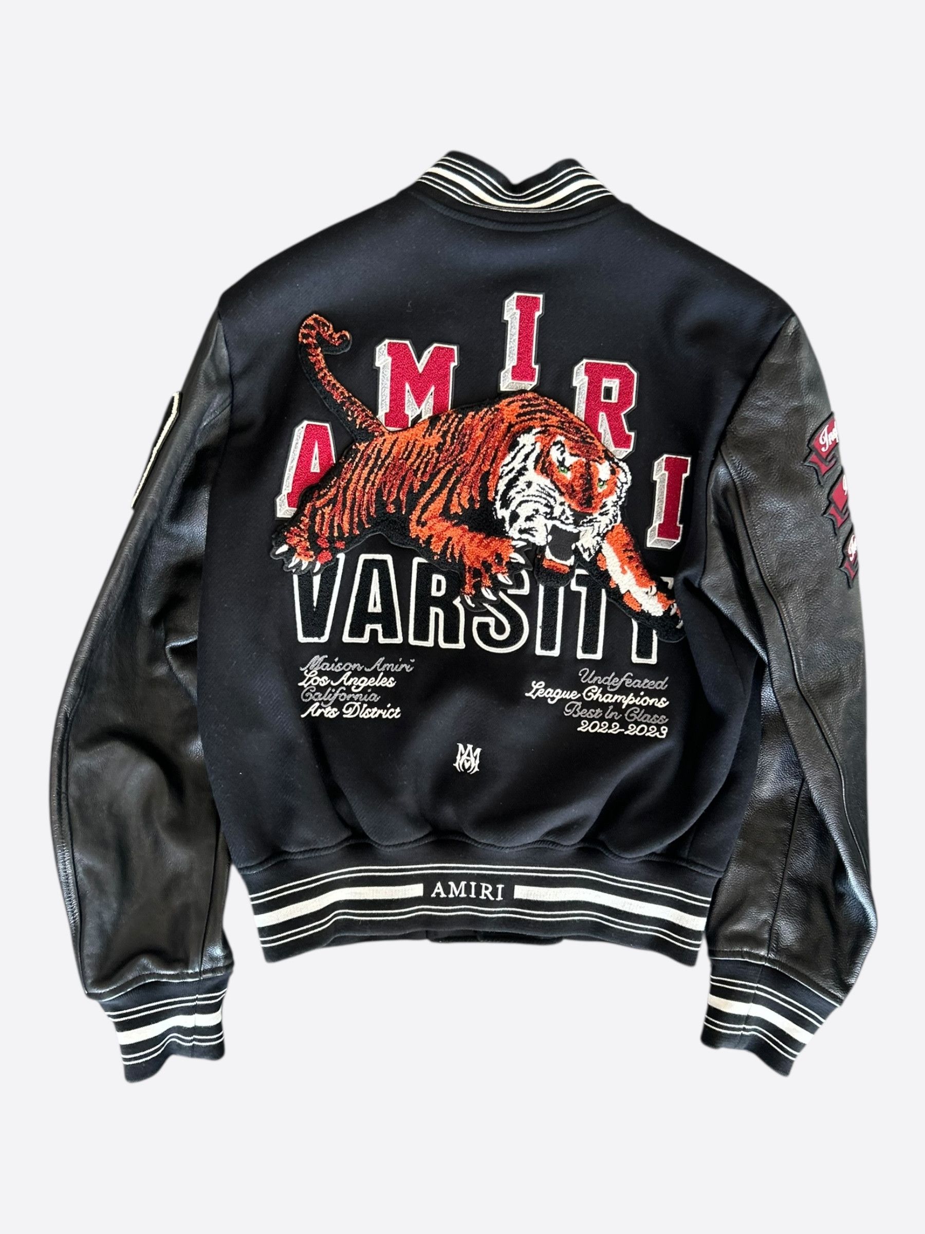 Amiri Amiri Black & Red Tiger Varsity Jacket Size US XS / EU 42 / 0 - 2 Thumbnail