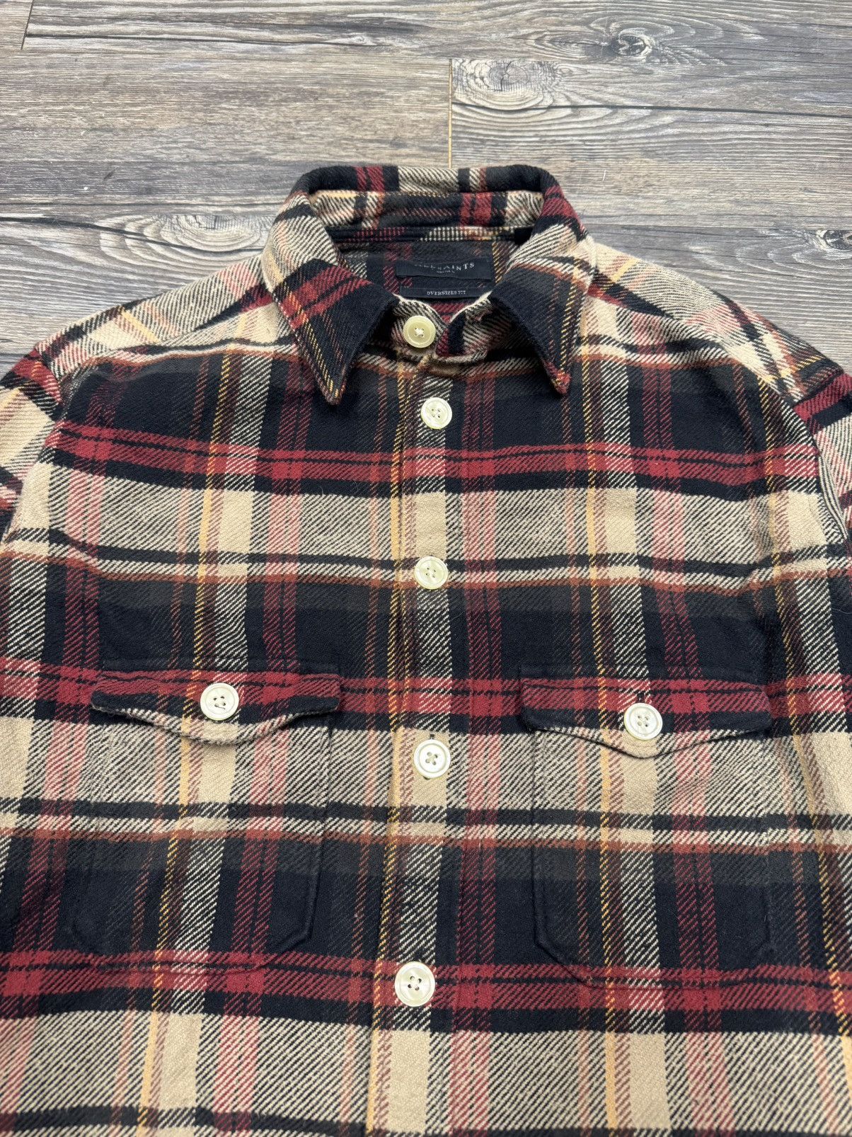 Allsaints All Saints Plaid Flannel Size US S / EU 44-46 / 1 - 2 Thumbnail