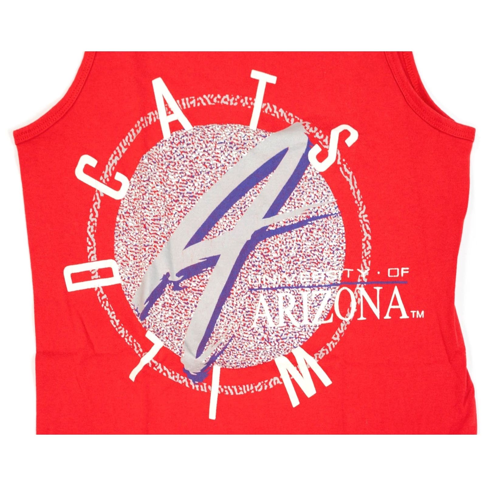 Vintage VINTAGE University of Arizona Wildcats Tank Top Shirt Adult M Red 80s College Tee University of Arizona Wildcats Tank Top Beach Tee Size US XL / EU 56 / 4 - 3 Thumbnail