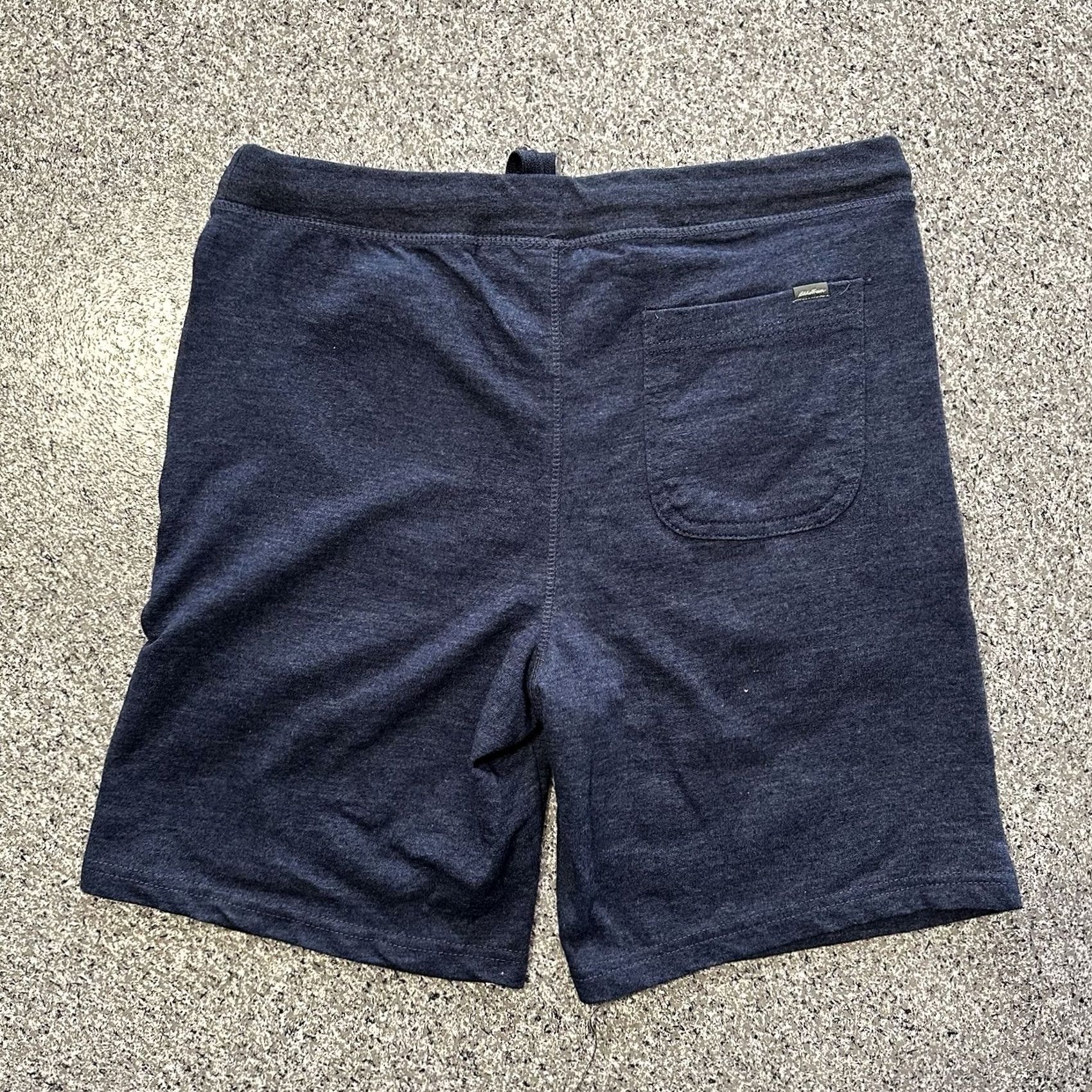 Eddie Bauer Eddie Bauer Lounge Shorts Mens M Navy Blue Drawstring Sweat Casual 9” Size US 31 - 2 Thumbnail