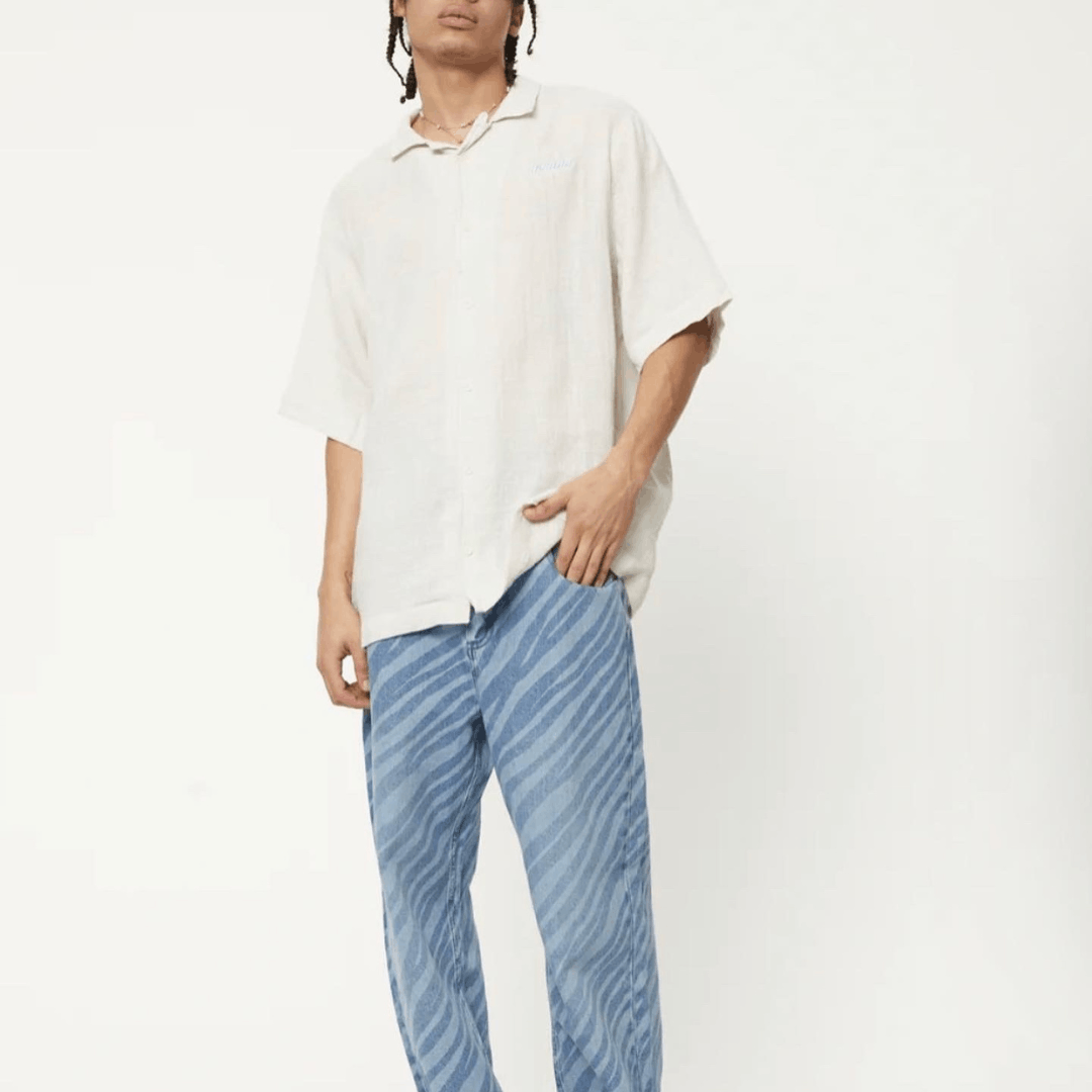 Afends BNWT Afends - Stratosphere - Organic Cuban Shirt - Small Size US S / EU 44-46 / 1 - 4 Thumbnail