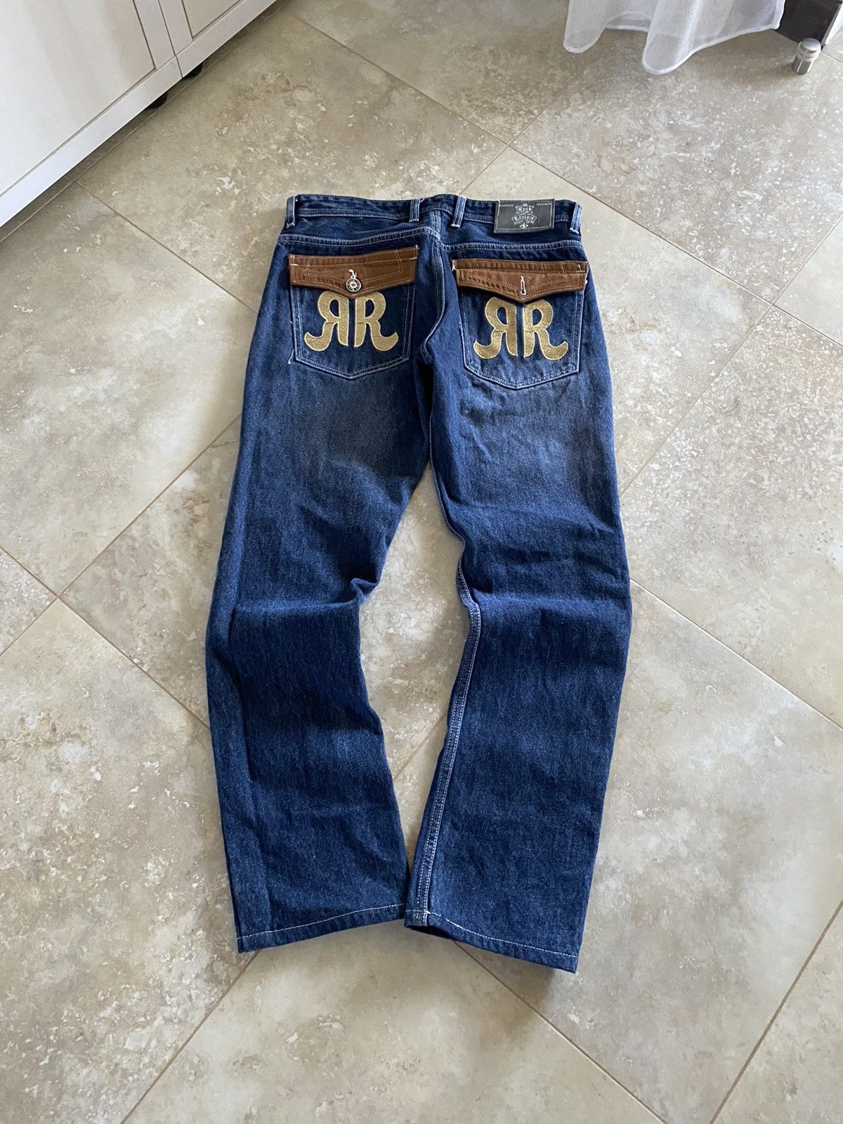 Rock Revival Vintage Rock Revival Big Logo Straight Leg Jeans Y2K Street Size US 30 / EU 46 - 2 Thumbnail