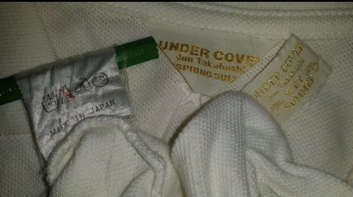 Undercover Vintage UNDERCOVER v-neck 1998 summer/wet spring shirt Size US M / EU 48-50 / 2 - 9 Thumbnail
