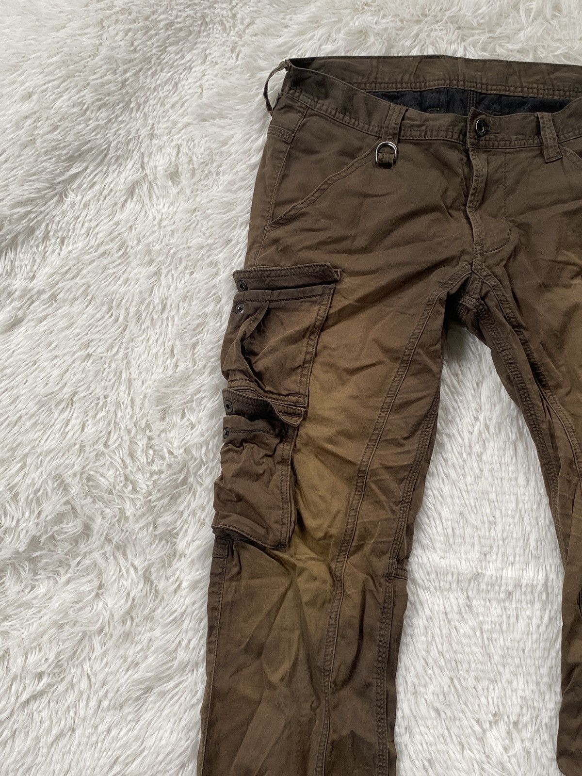 Japanese Brand 🔥BINDING OFFER NOW🔥Hideaways Nicole Cargo pant multipocket Size 31" - 3 Thumbnail