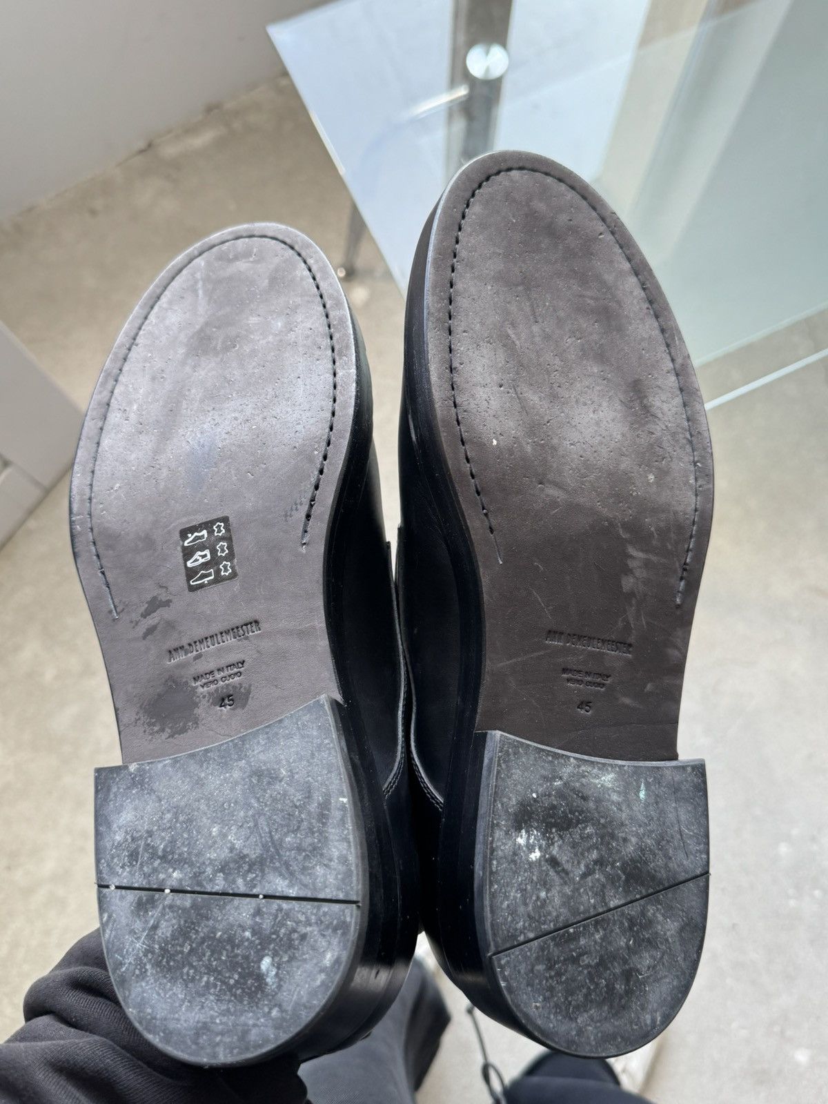 Ann Demeulemeester Ann Demeulemeester Derby Boots Leather Size US 12 / EU 45 - 12 Thumbnail