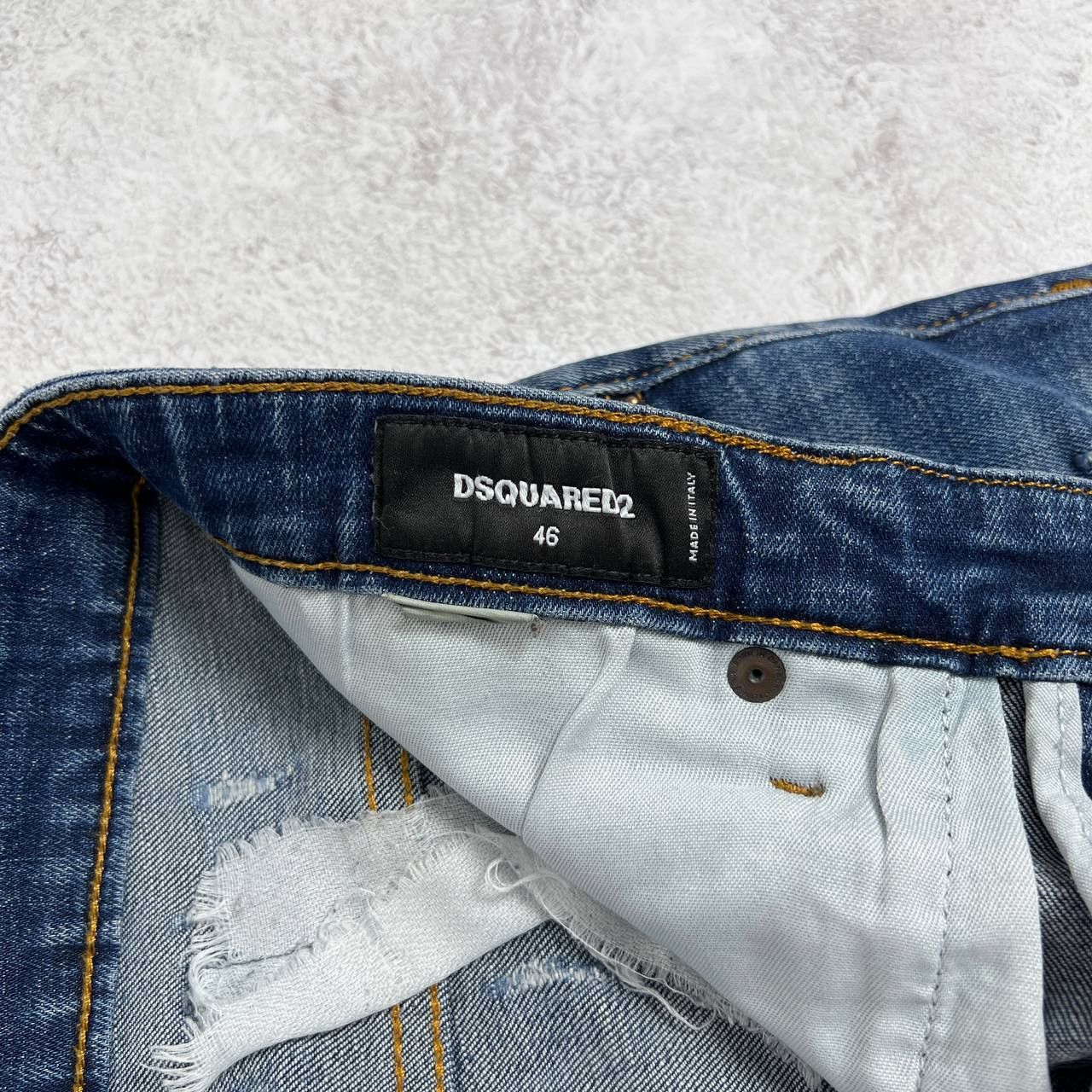 Dsquared2 Dsquared2 Men’s Jeans Distressed Paint Splatter Size US 30 / EU 46 - 18 Thumbnail