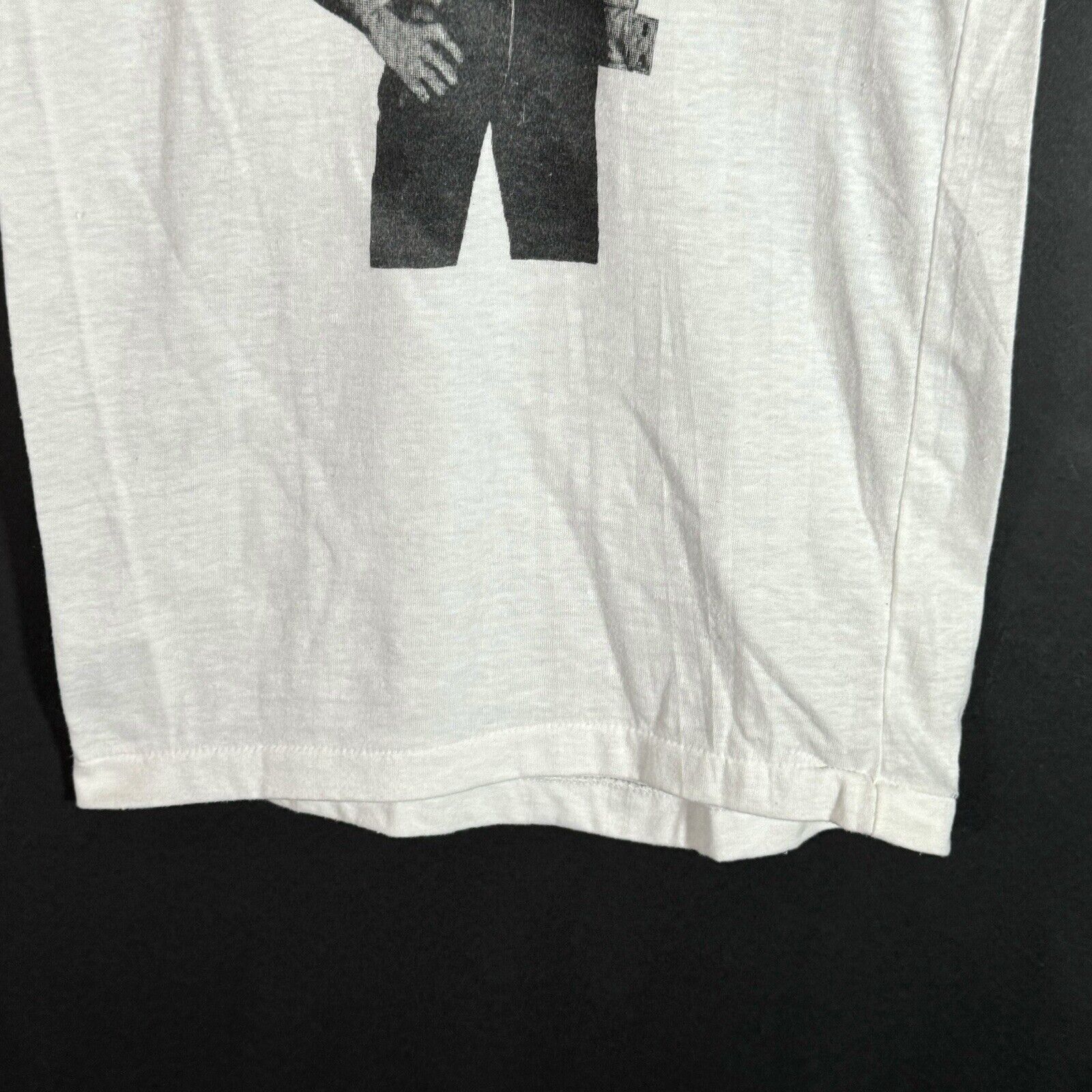 Band Tees × Vintage Women’s VTG 1980’s Michael JacksonGraphic Babydoll T-shirt S Size XS / US 0-2 / IT 36-38 - 7 Thumbnail