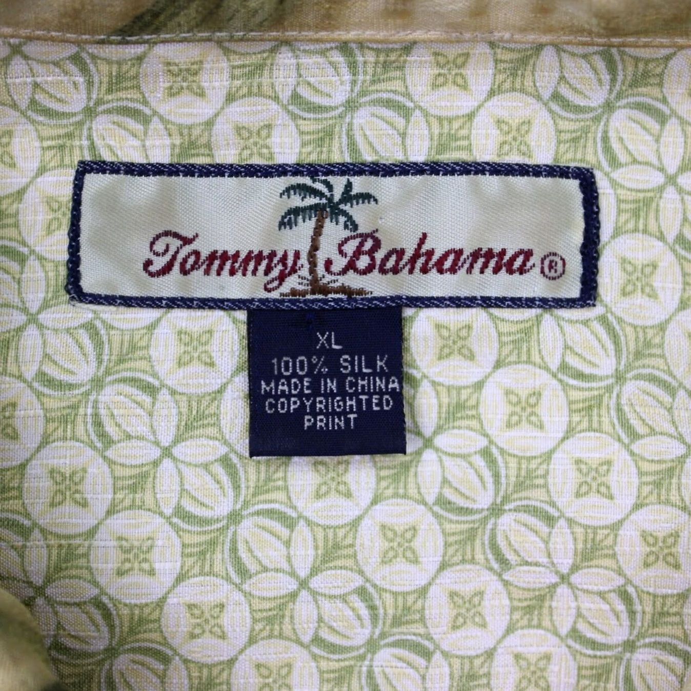 Tommy Bahama Tommy Bahama Camp Shirt Adult XL Yellow Floral Silk S/S Button Up Shirt Size US XL / EU 56 / 4 - 7 Thumbnail