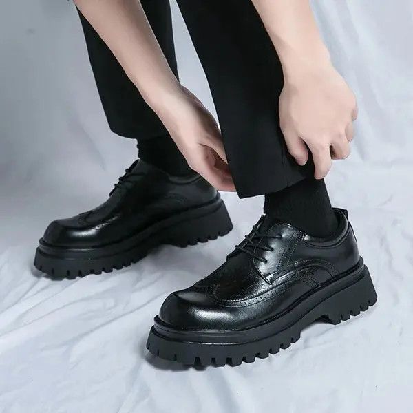 Leather Matsumaru x Emi Chunky Sole Brogue Shoes Size US 7 / EU 40 - 6 Thumbnail