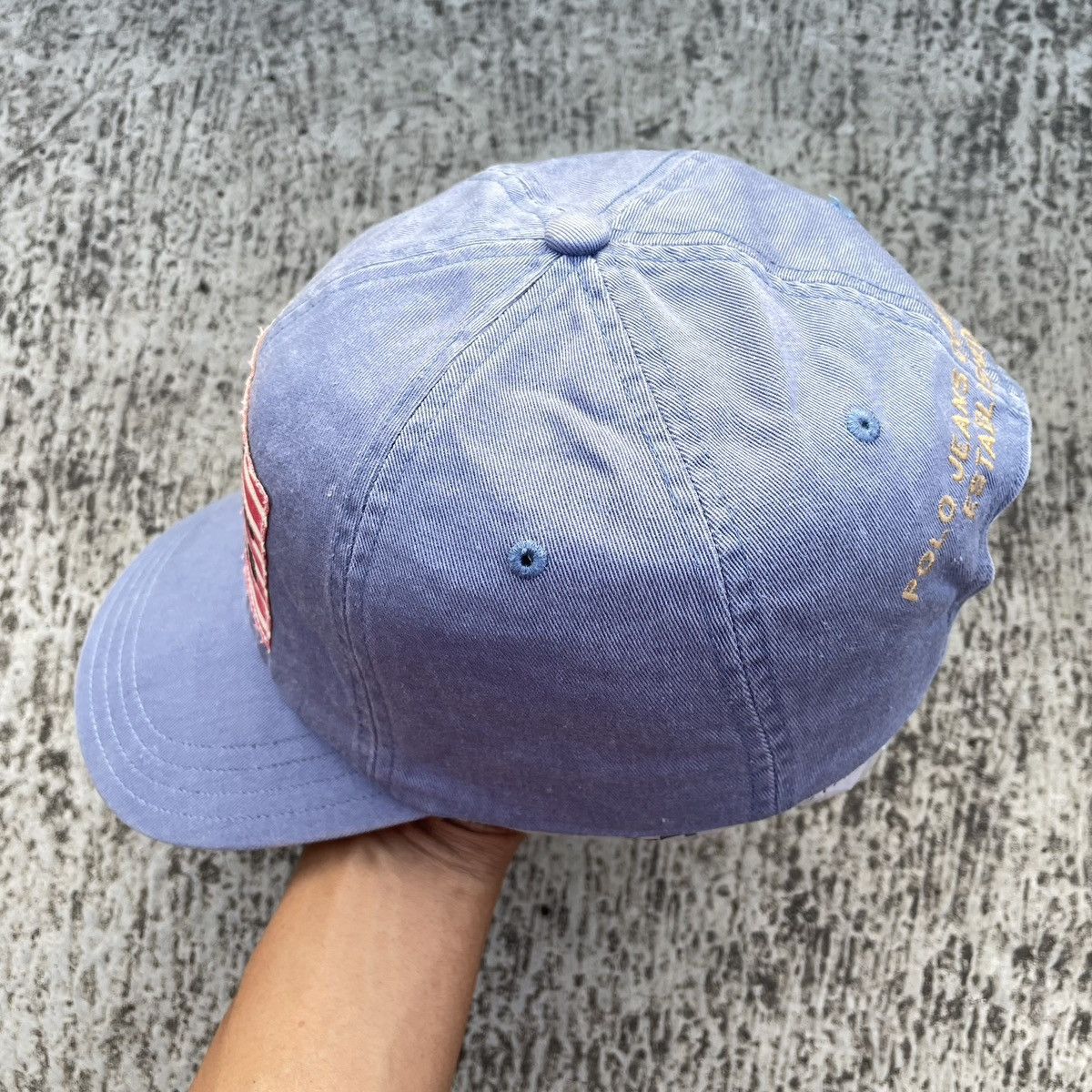 Polo Ralph Lauren Polo Jeans RL 67 American Flag Dad Hat Size ONE SIZE - 5 Thumbnail