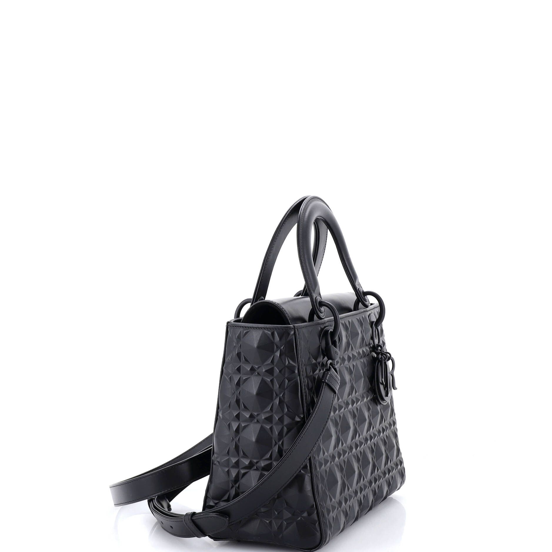 Dior Lady Dior Bag Diamond Motif Cannage Calfskin Medium Size ONE SIZE - 1 Thumbnail