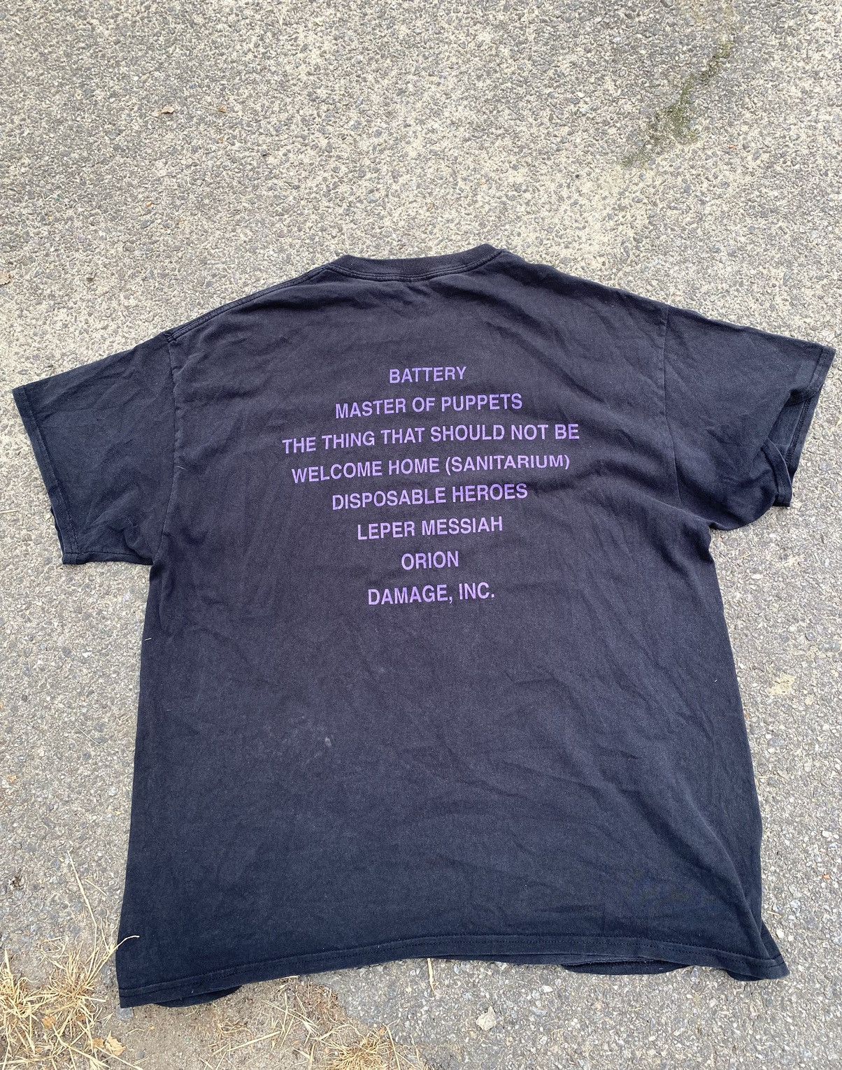 Band Tees × Metallica × Vintage 90s VINTAGE Metallica Master of Puppets T-Shirt Tee Size US XL / EU 56 / 4 - 8 Thumbnail