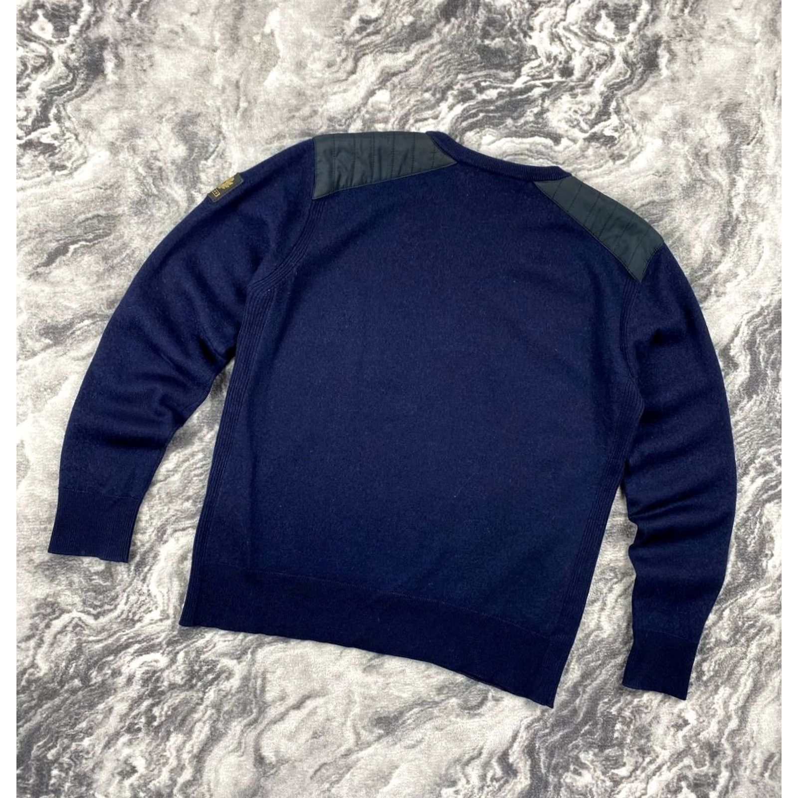 Belstaff Belstaff Sweater Wool Knit Pullover Men Size L Blue Size US L / EU 52-54 / 3 - 3 Thumbnail