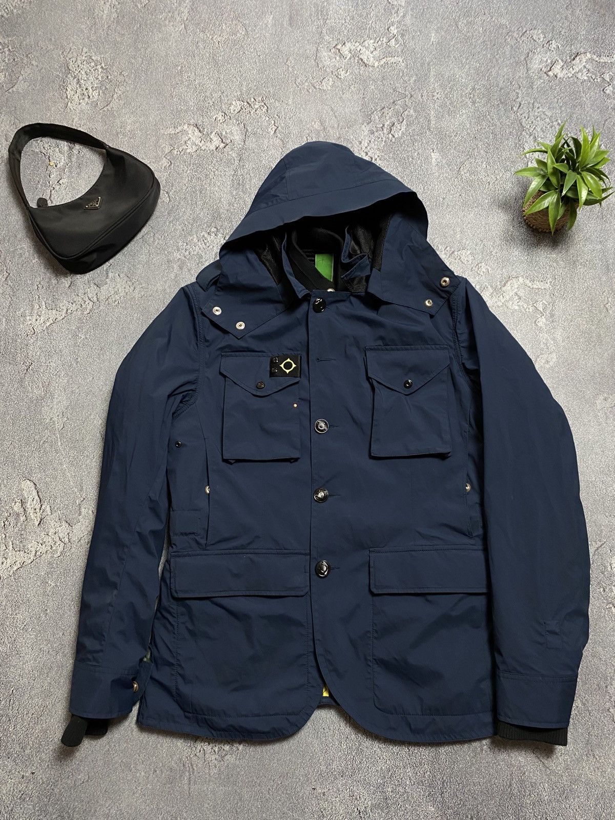 MA.STRUM Ma Strum Navy Multipocket field jacket archive Massimo Osti Size US M / EU 48-50 / 2 - 1 Thumbnail