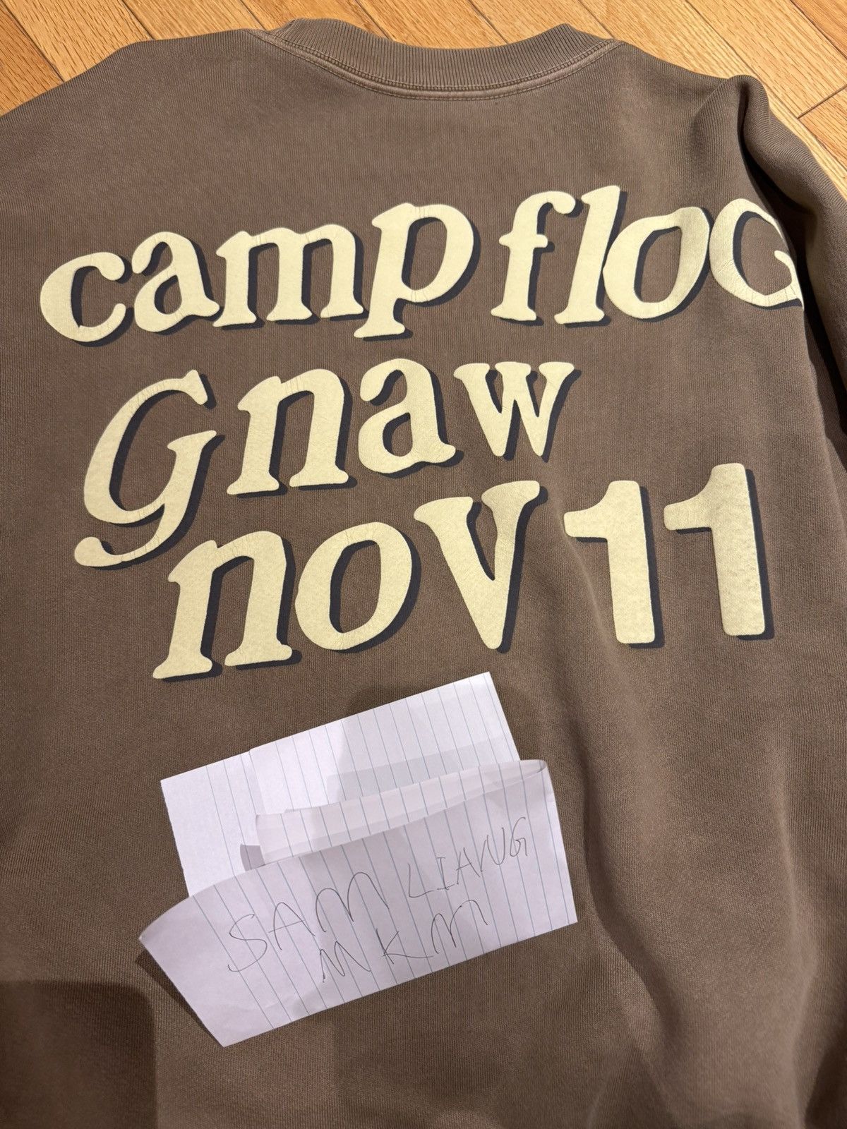 Cactus Plant Flea Market Cactus Plant Flea Market Camp Flog Kids See Ghosts Crewneck Size US M / EU 48-50 / 2 - 6 Thumbnail