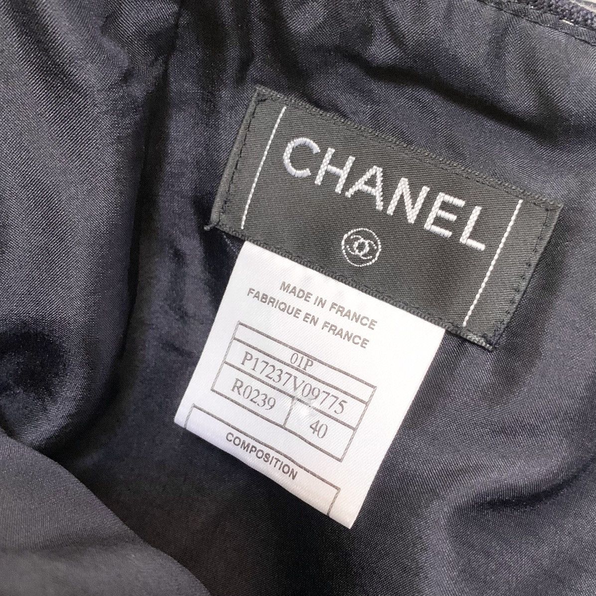 Chanel Chanel wool silk striped skirt Size 30" / US 8 / IT 44 - 11 Thumbnail