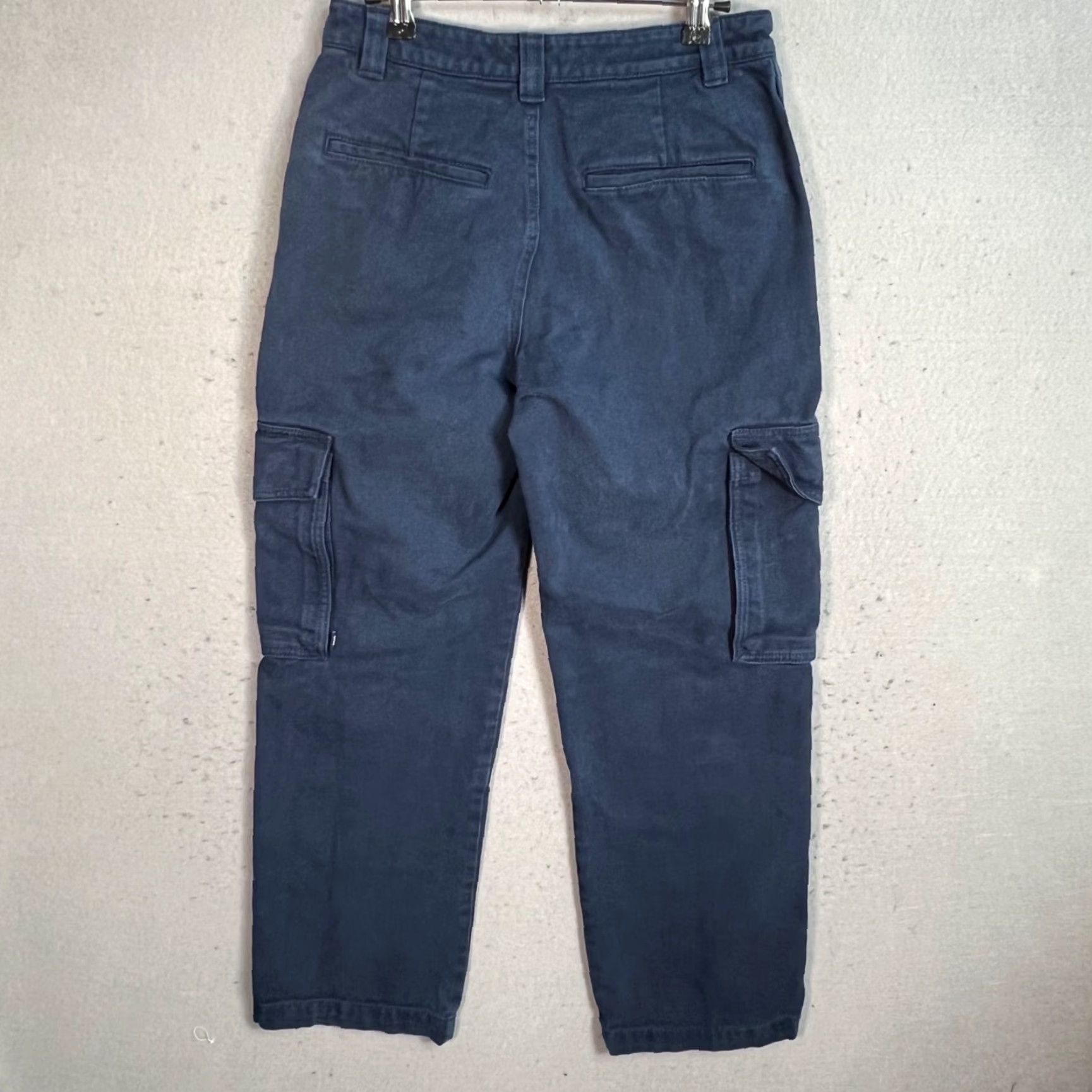 TNA Aritzia Tna Womens Blue Cotton Cargo Pants Size 4 Wide-Leg Pants Adult Womens 4 Blue Cotton Cargo Wide-Leg Ships Next Business Day Mens? Size 27" / US 4 / IT 40 - 2 Thumbnail