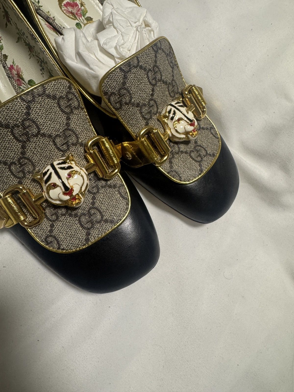 Gucci Gucci GG Supreme Heels Size US 9.5 / IT 39.5 - 8 Thumbnail