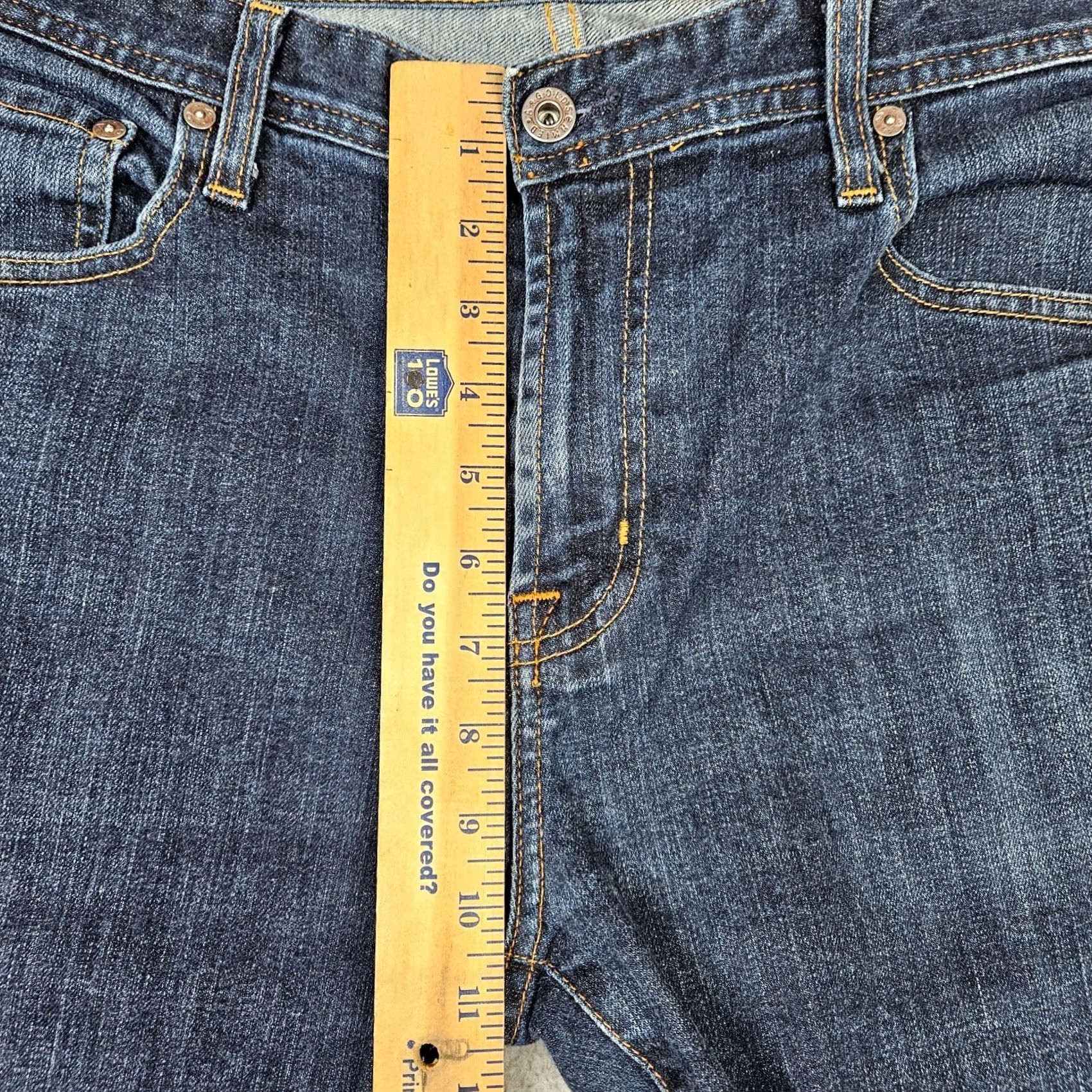 Vintage AG The Graduate Tailored Leg Jeans Men Dark Wash 36x31 Denim 5-Pocket AG Adriano Goldschmied Regular Fit Button Closure Blue Casual Shirt? Size US 36 / EU 52 - 4 Thumbnail