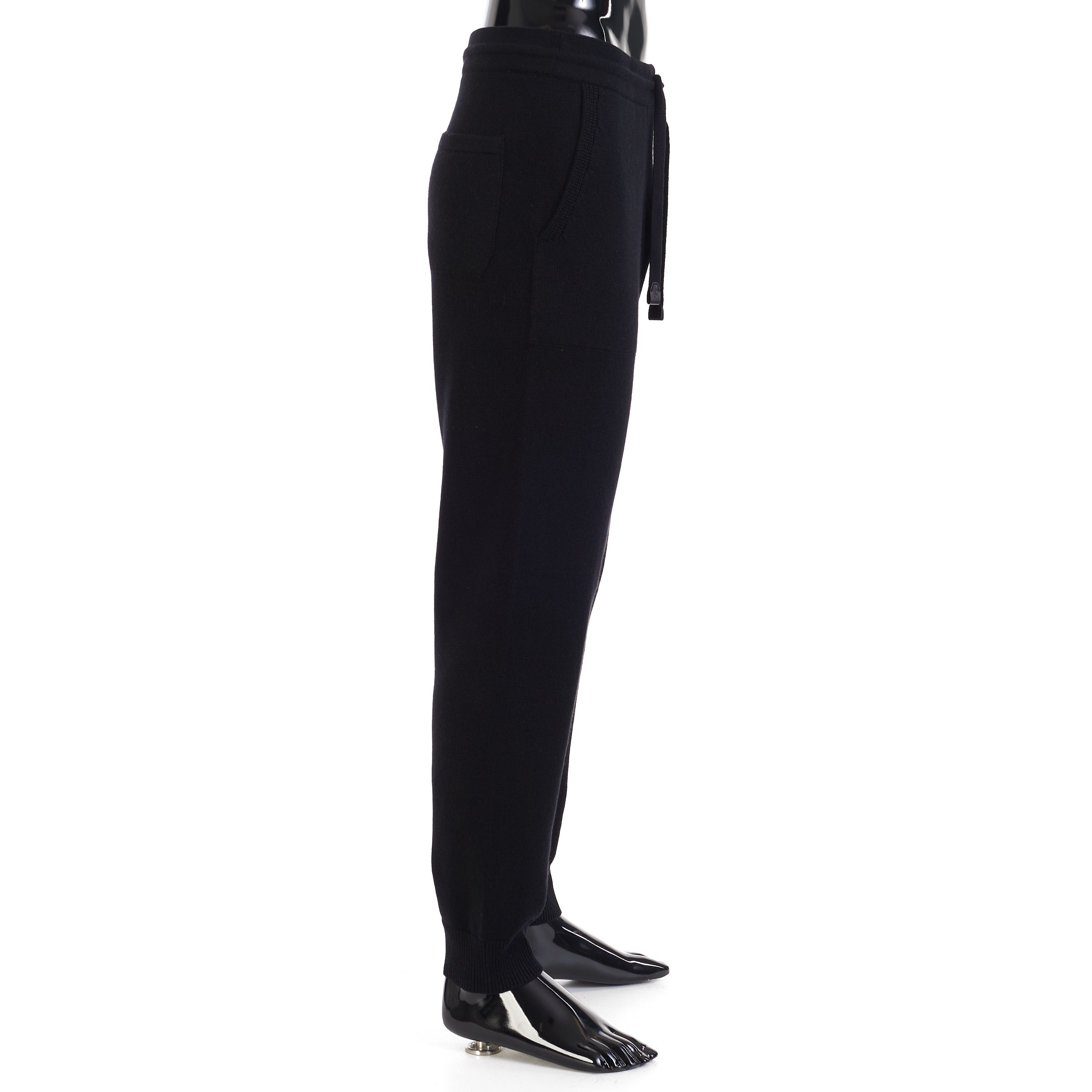 Brioni Black Jogger Pants - Cashmere, Relax Fit, Lounge Size US 34 / EU 50 - 7 Thumbnail