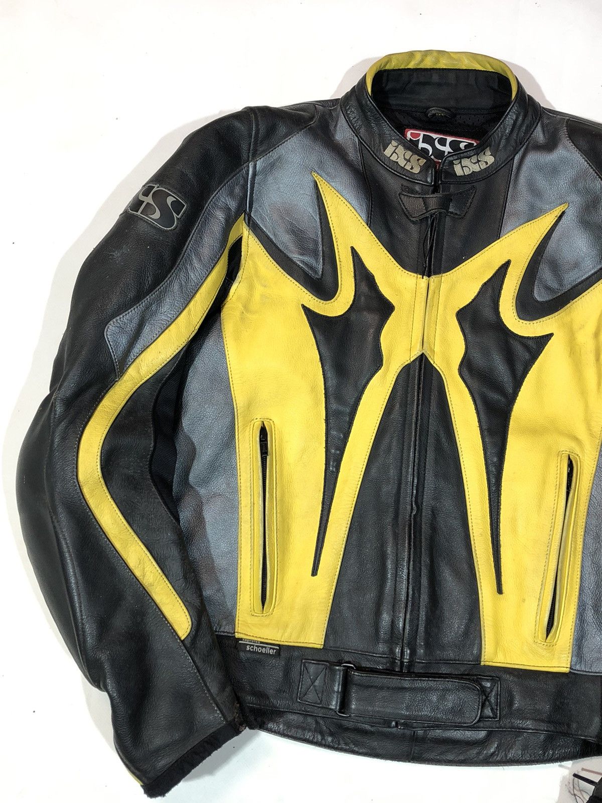Dainese × Honda × Yamaha IXS Motorcycle leather jacket Racing vintage Size US M / EU 48-50 / 2 - 9 Thumbnail