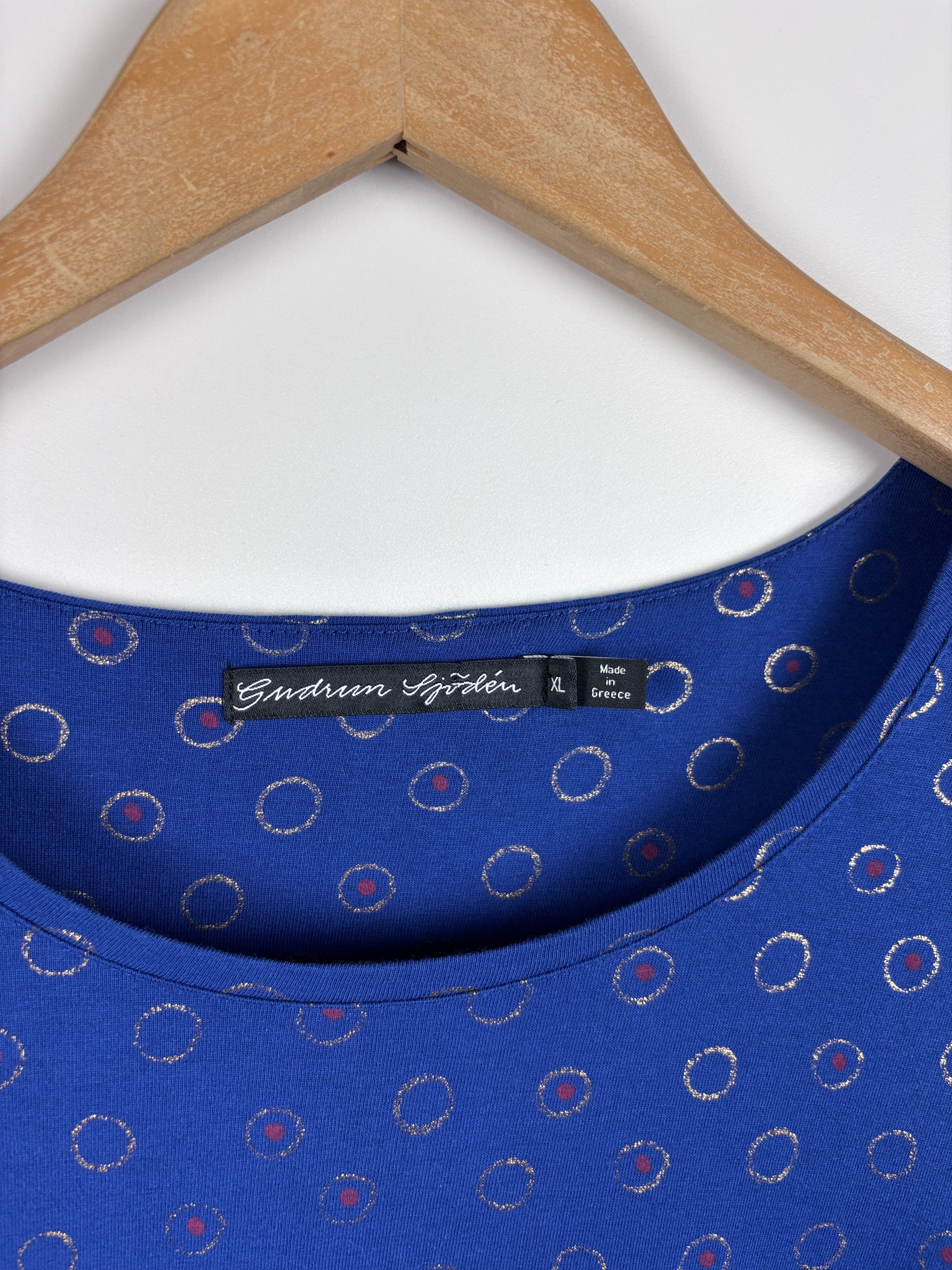 Gudrun Sjoden Gudrun Sjoden Cotton Modal Polka Dot Dress Tunic XL Size XL / US 12-14 / IT 48-50 - 4 Thumbnail