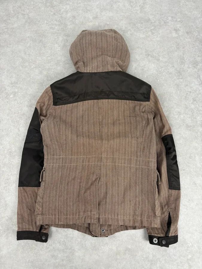Diesel 2000s Diesel Brown Nylon Contrast Panel Cargo Jacket Size US S / EU 44-46 / 1 - 5 Thumbnail