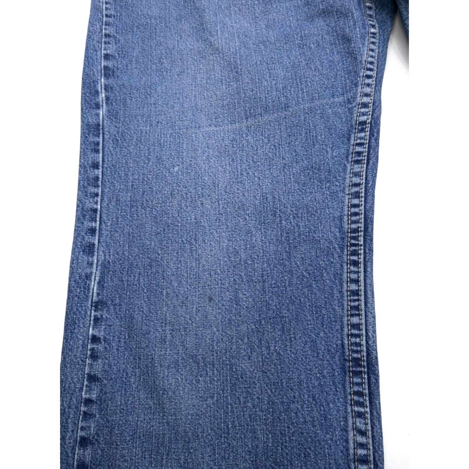Wrangler Wrangler VTG Classic Straight Leg Cotton Denim Jeans Women 12x30 TRUE 32x29 Size 34" / US 12 / IT 48 - 4 Thumbnail