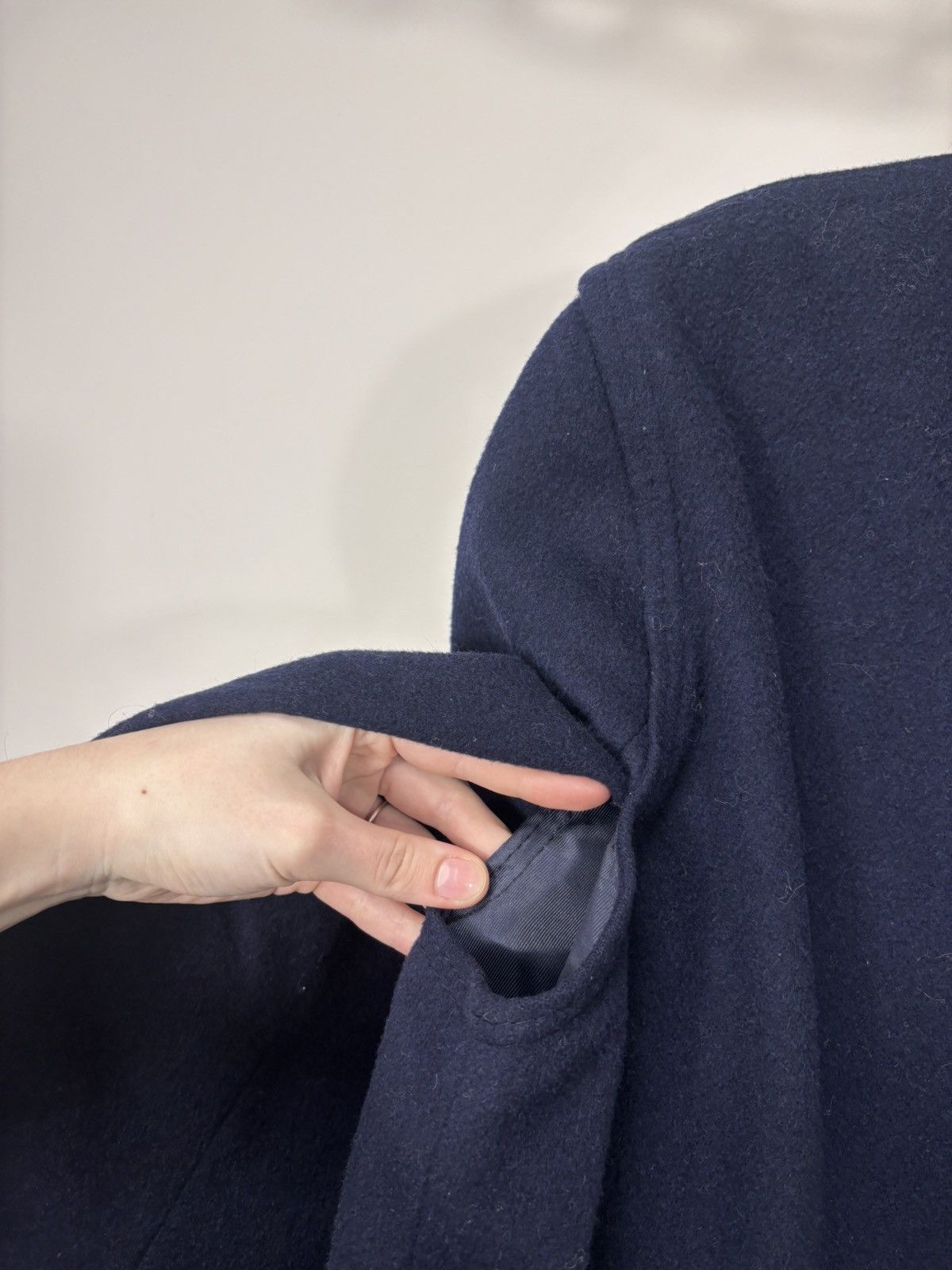 Other Vintage Lodenfrey Men’s Navy Blue Wool Long Coat Overcoat Size US M / EU 48-50 / 2 - 19 Thumbnail