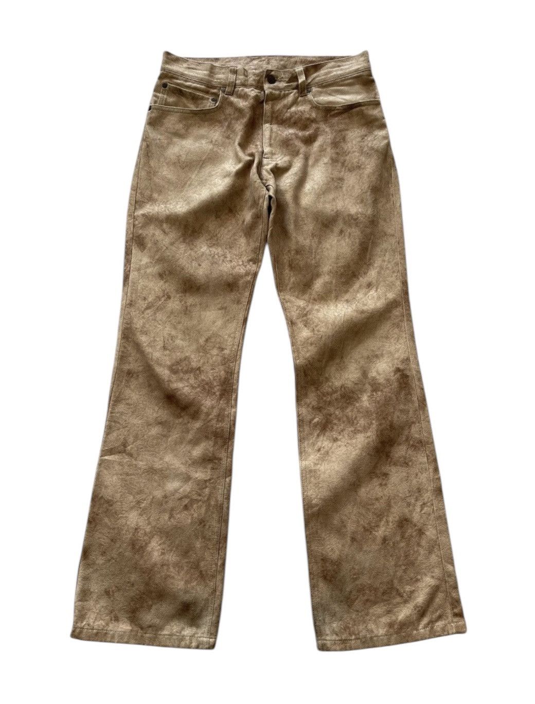 Japanese Brand MONSIEUR NICOLE MOLESKINE FLARE PANTS Size US 30 / EU 46 - 1 Thumbnail