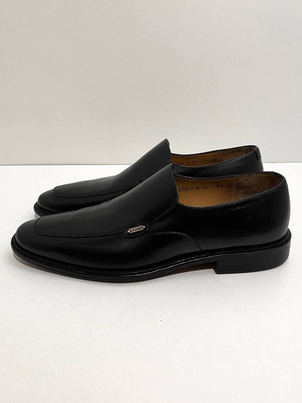 Salvatore Ferragamo Salvatore Ferragamo Logo Black Leather Classic Penny Loafers Size US 10.5 / EU 43-44 - 3 Thumbnail