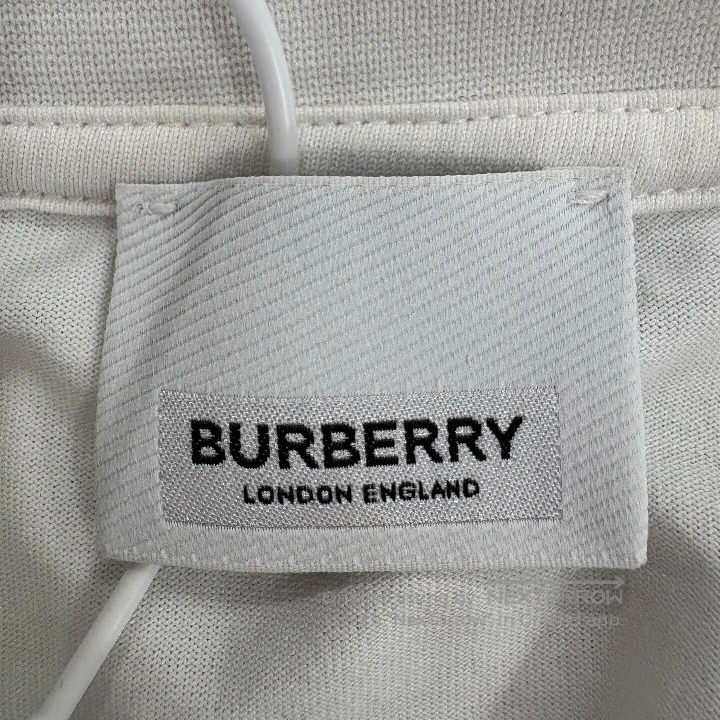 Burberry Burberry Offset printing logo on white short-sleeved shirt Size US M / EU 48-50 / 2 - 3 Thumbnail
