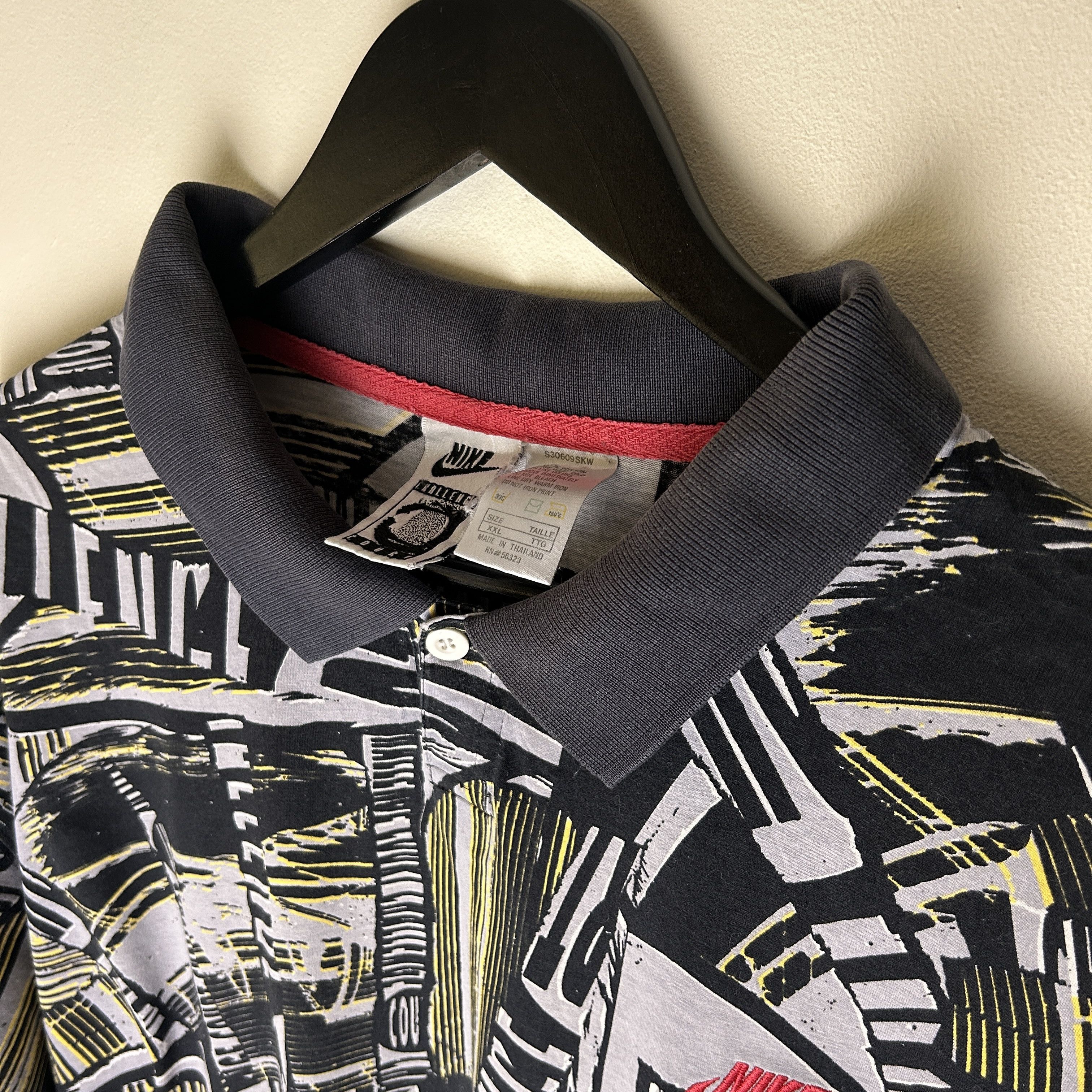 Nike Vintage Nike Challenge Court Andre Agassi 90's Polo Size US XXL / EU 58 / 5 - 3 Thumbnail