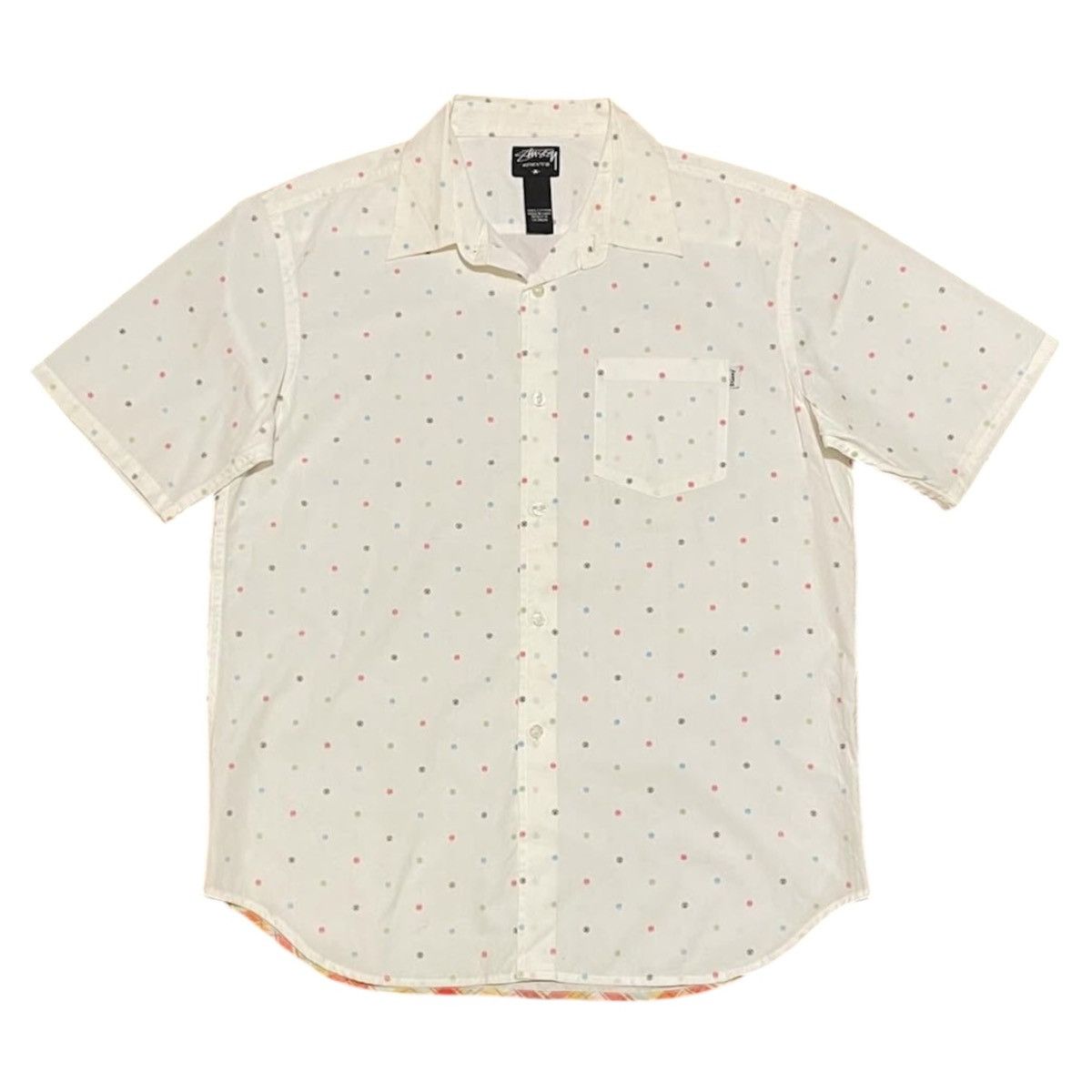 Stussy Vintage 90s Stussy Monogram Shirt Size US M / EU 48-50 / 2 - 1 Thumbnail