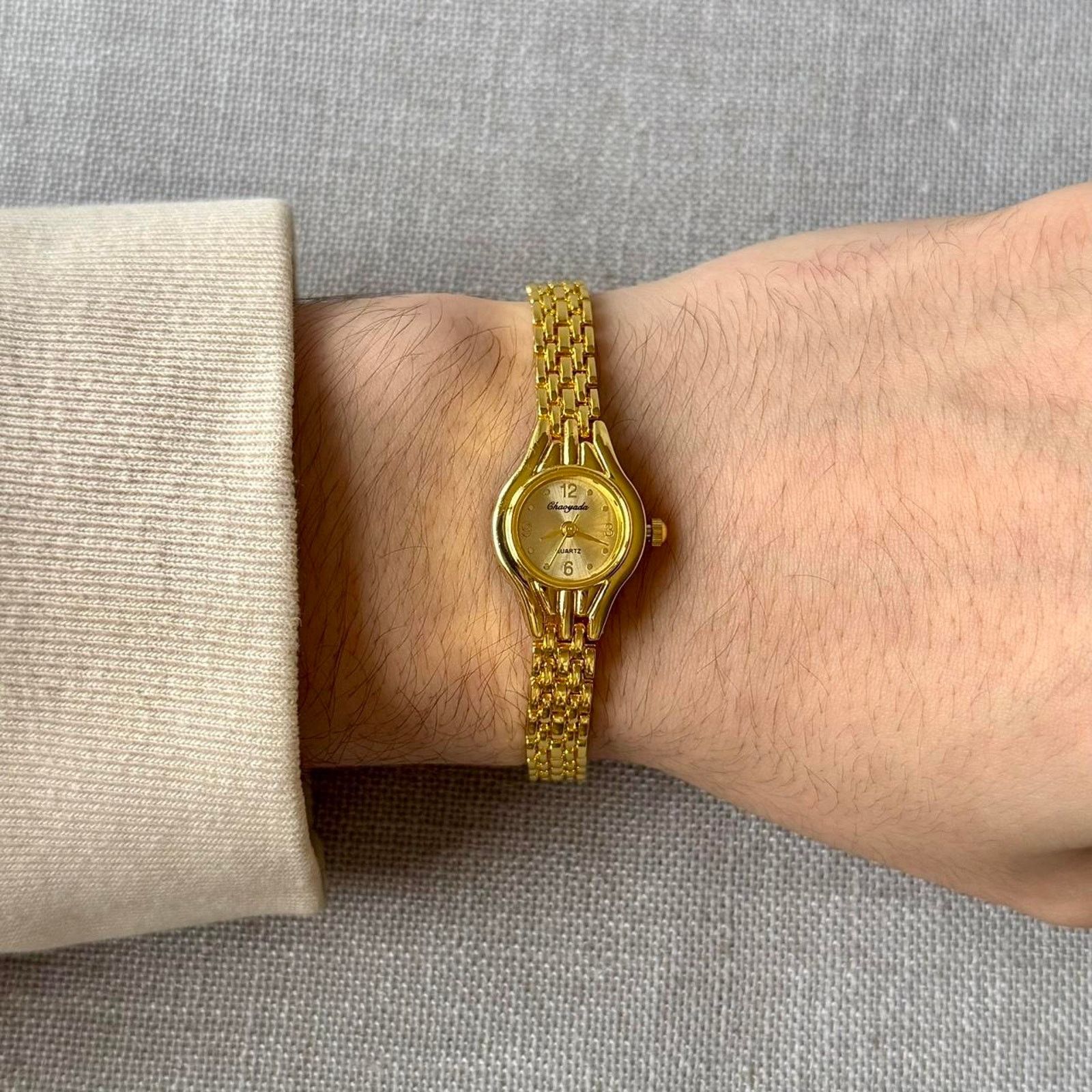 Other Elegant gold vintage style watch WMNS2 Size ONE SIZE - 2 Thumbnail