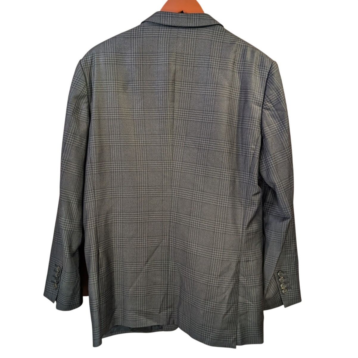 Burberry Burberry Men's Plaid TWO-Piece Suit 52R 42R US Made in Italy Size 42R - 2 Thumbnail
