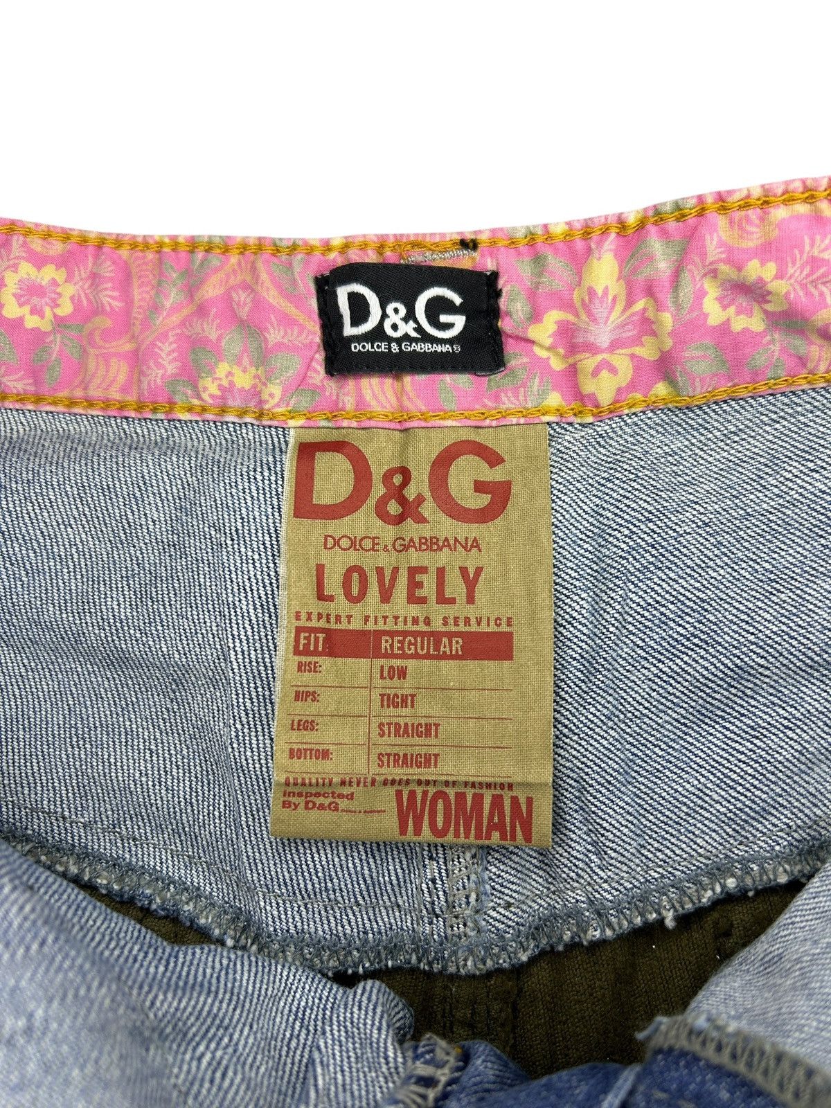 Dolce & Gabbana S/S 05 Double Waist Corduroy Trousers Size 26" / US 2 / IT 38 - 7 Thumbnail