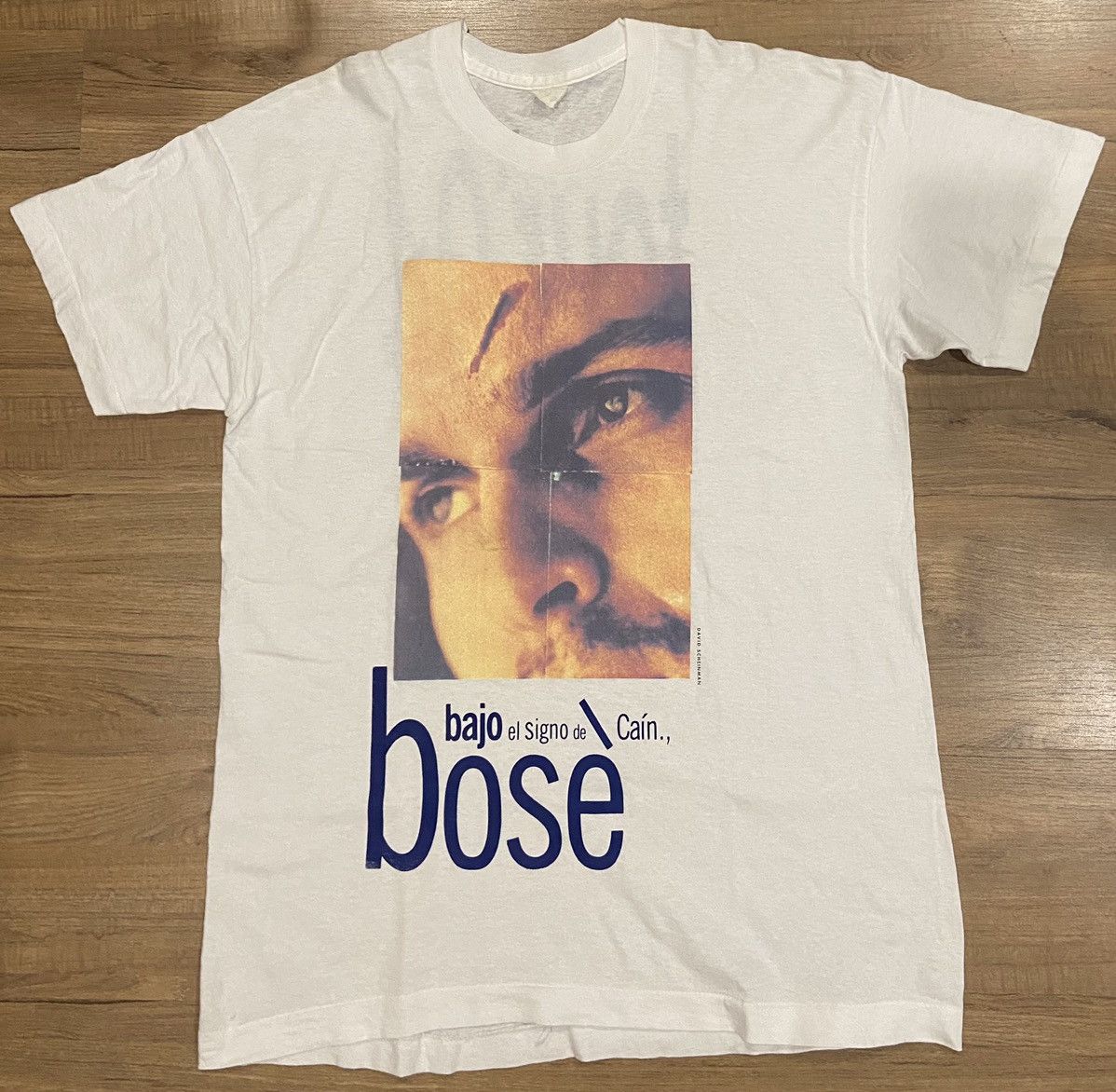 Band Tees Vintage Miguel Bose "Bajo El Signo De Cain" 1994 Tour Size US XL / EU 56 / 4 - 2 Thumbnail