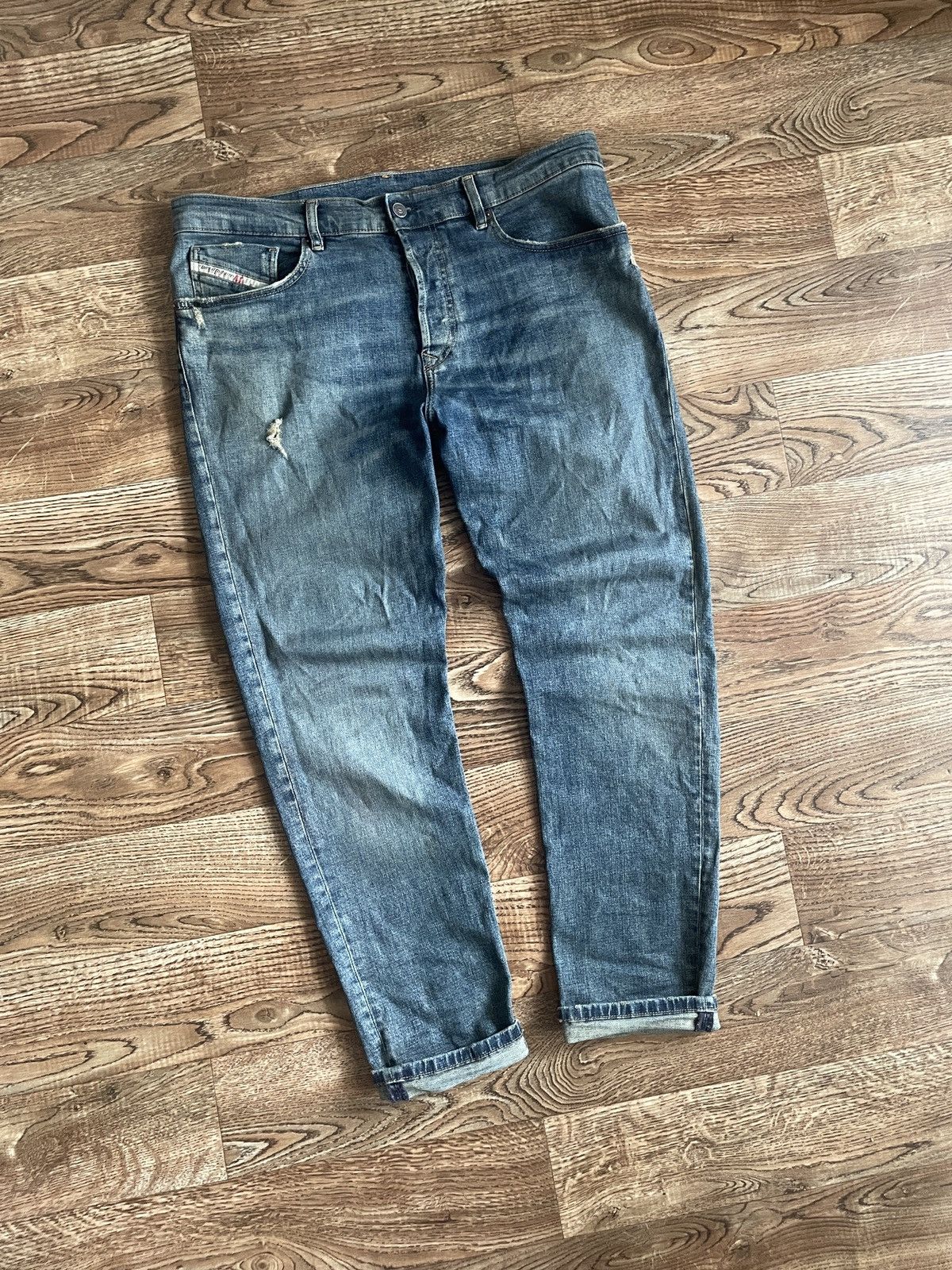 Diesel × If Six Was Nine × Japanese Brand Vintage Diesel Jeans Big Logo Distressed Baggy japanese 90s Size US 34 / EU 50 - 1 Thumbnail