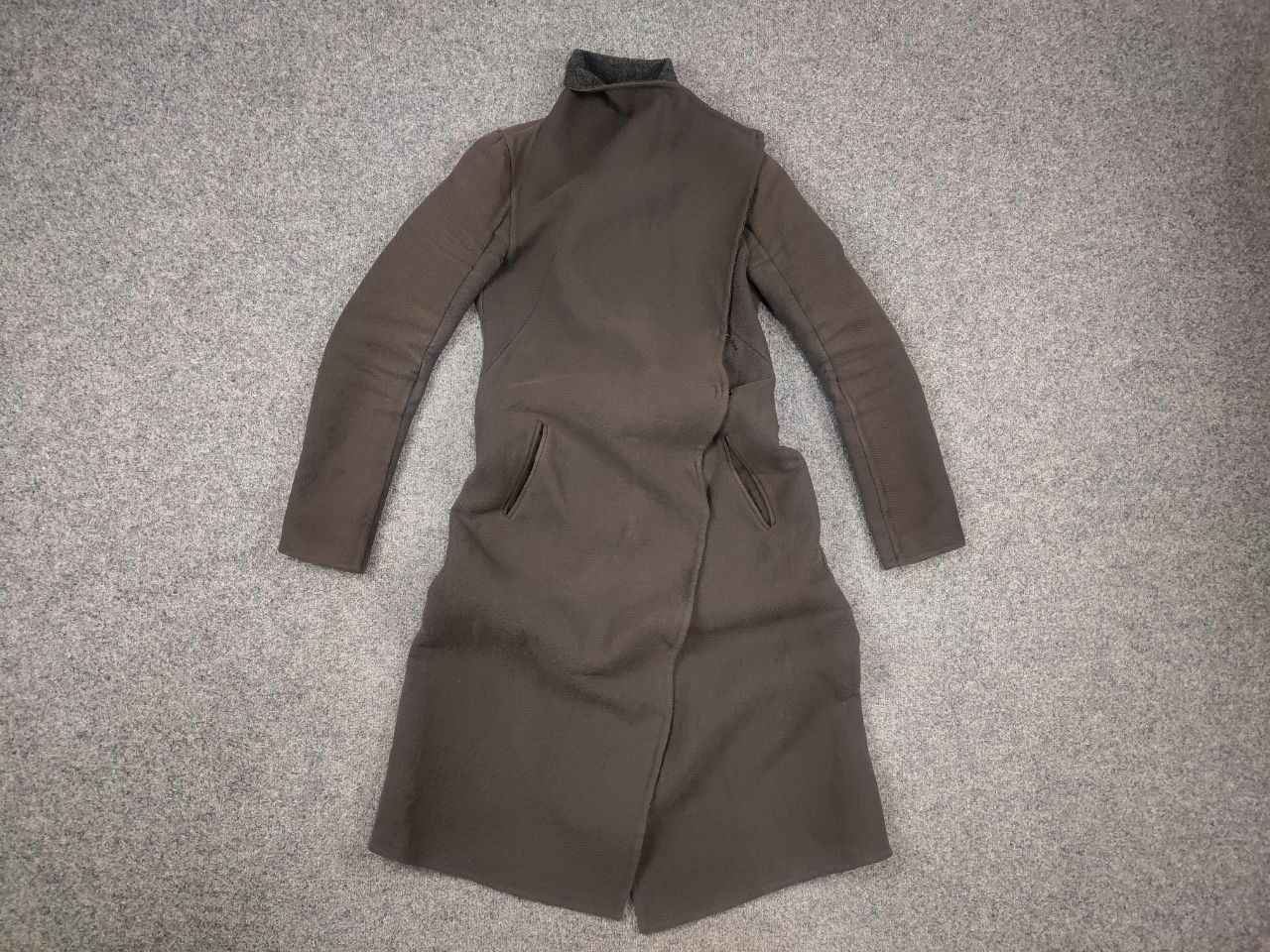 Masnada Masnada asymmetric clasp Wool coat Jacket Faded Color MA+ Size S / US 4 / IT 40 - 7 Thumbnail