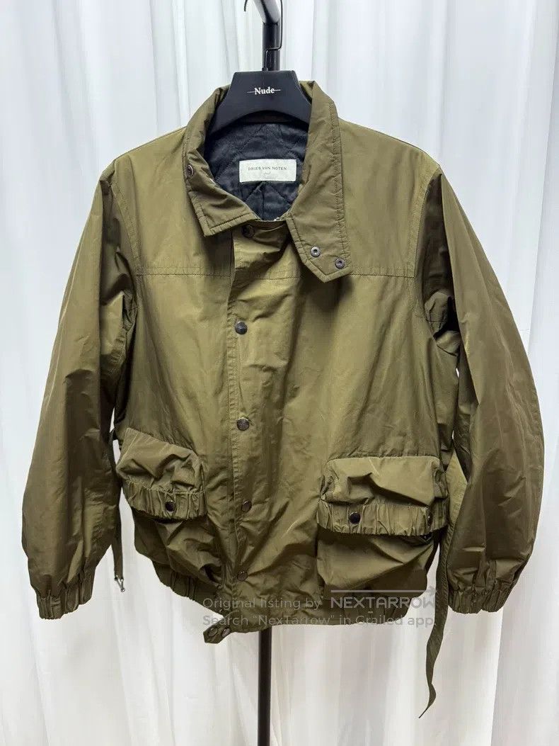 DRIES VAN NOTEN Loose Pocket Linen Jacket