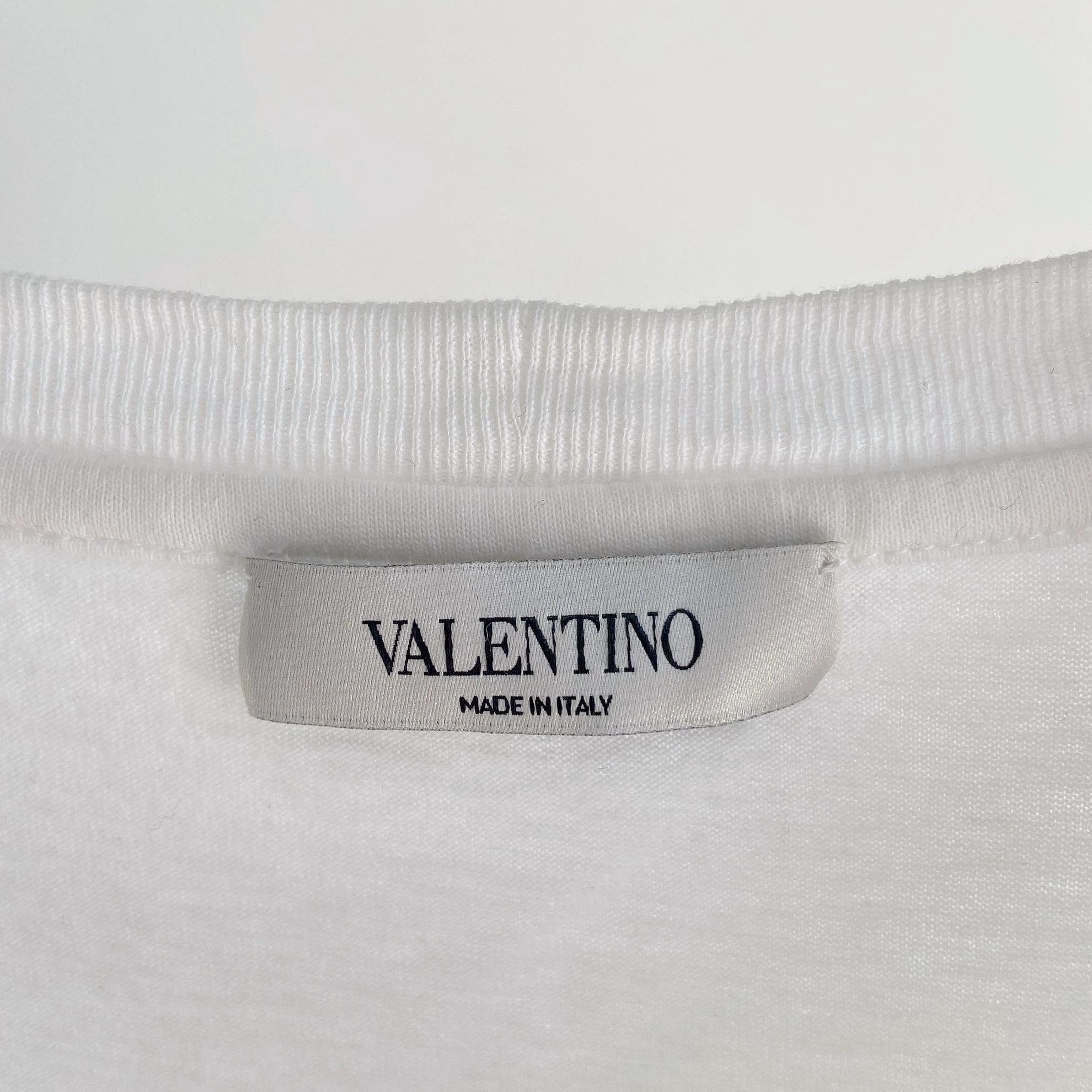 Valentino Valentino white printed T-shirt M Size US M / EU 48-50 / 2 - 5 Thumbnail
