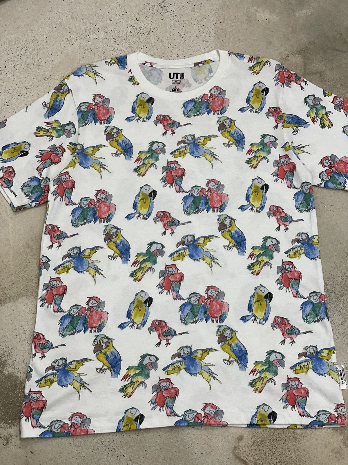 Billionaire Boys Club Uniqlo I Am Other by Pharrell Williams Icecream Parrot Print Size US XL / EU 56 / 4 - 4 Thumbnail