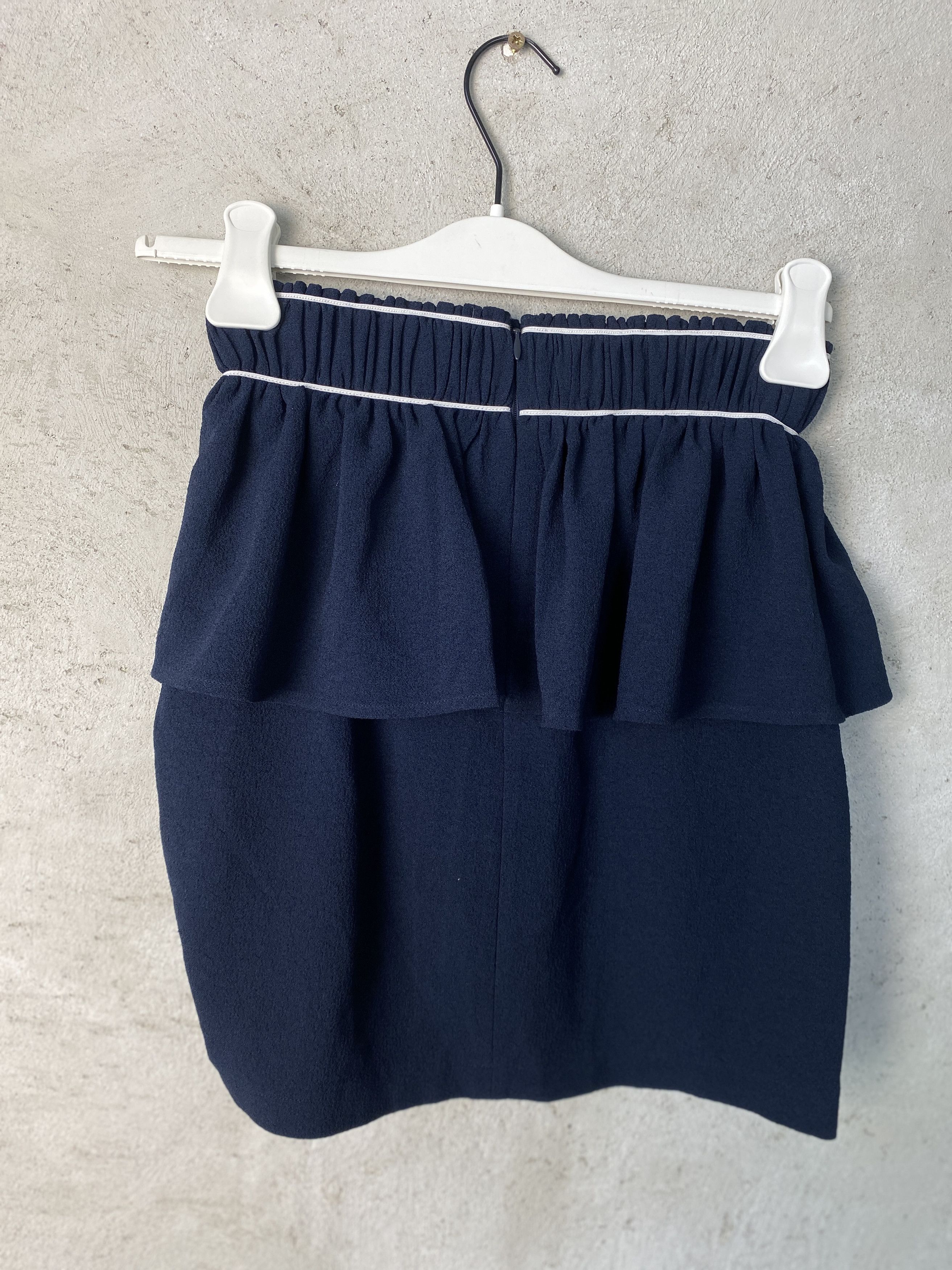 Ganni Ganni navy mini skirt casual formal scandi Size 25" / US 0 / IT 36 - 3 Thumbnail