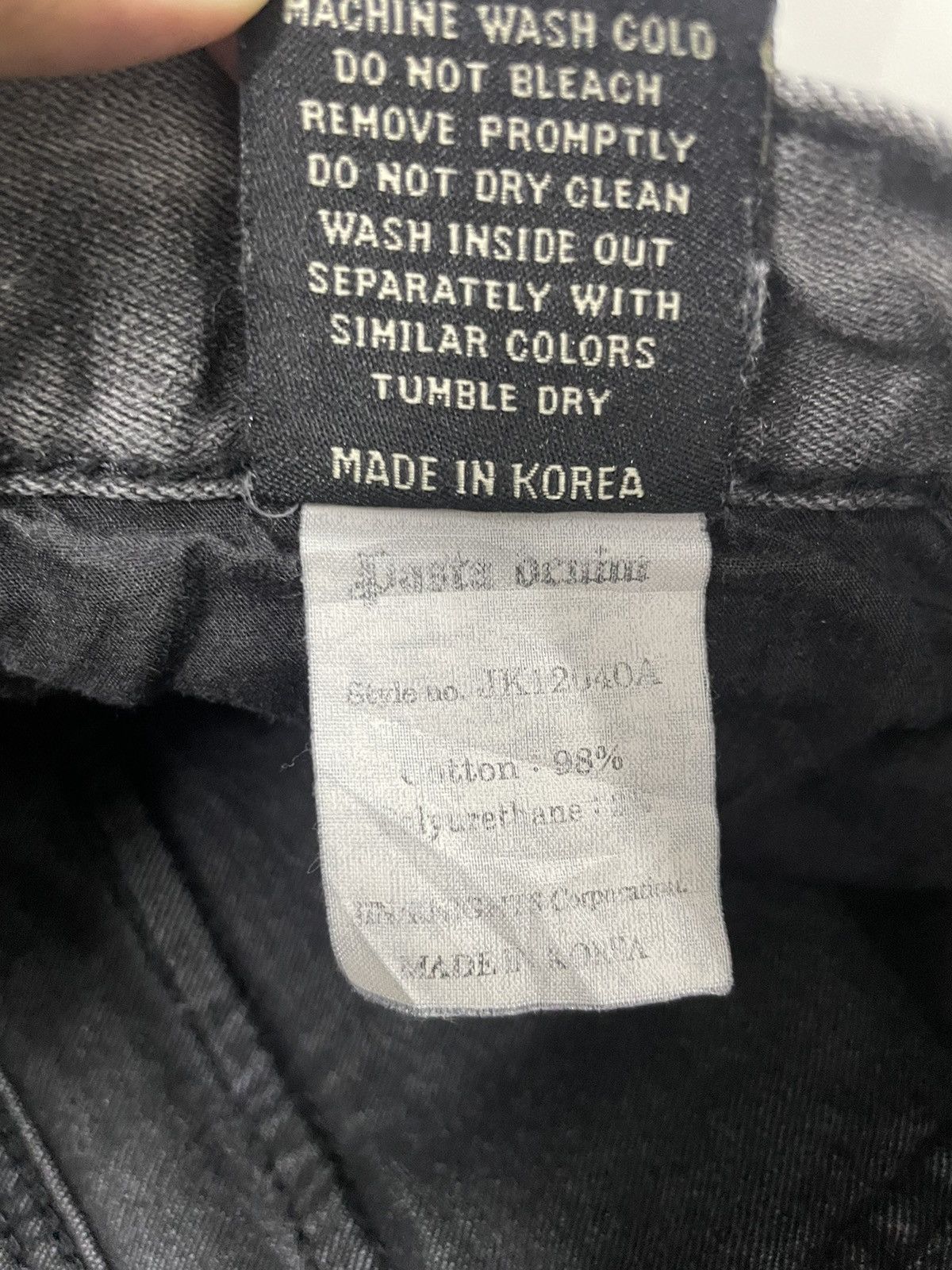 If Six Was Nine Pasta Denim Japan Studded Jeans Faded Black Size US 32 / EU 48 - 10 Thumbnail